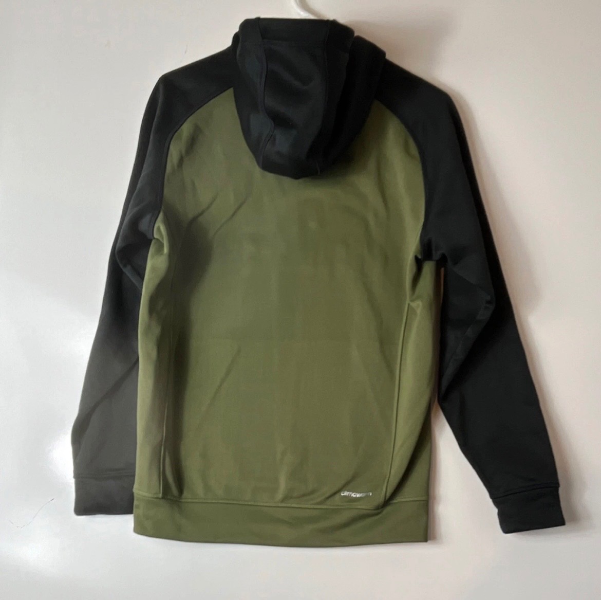 Adidas Climawarm Hoodie - Olive Green, Size Small - photo 4