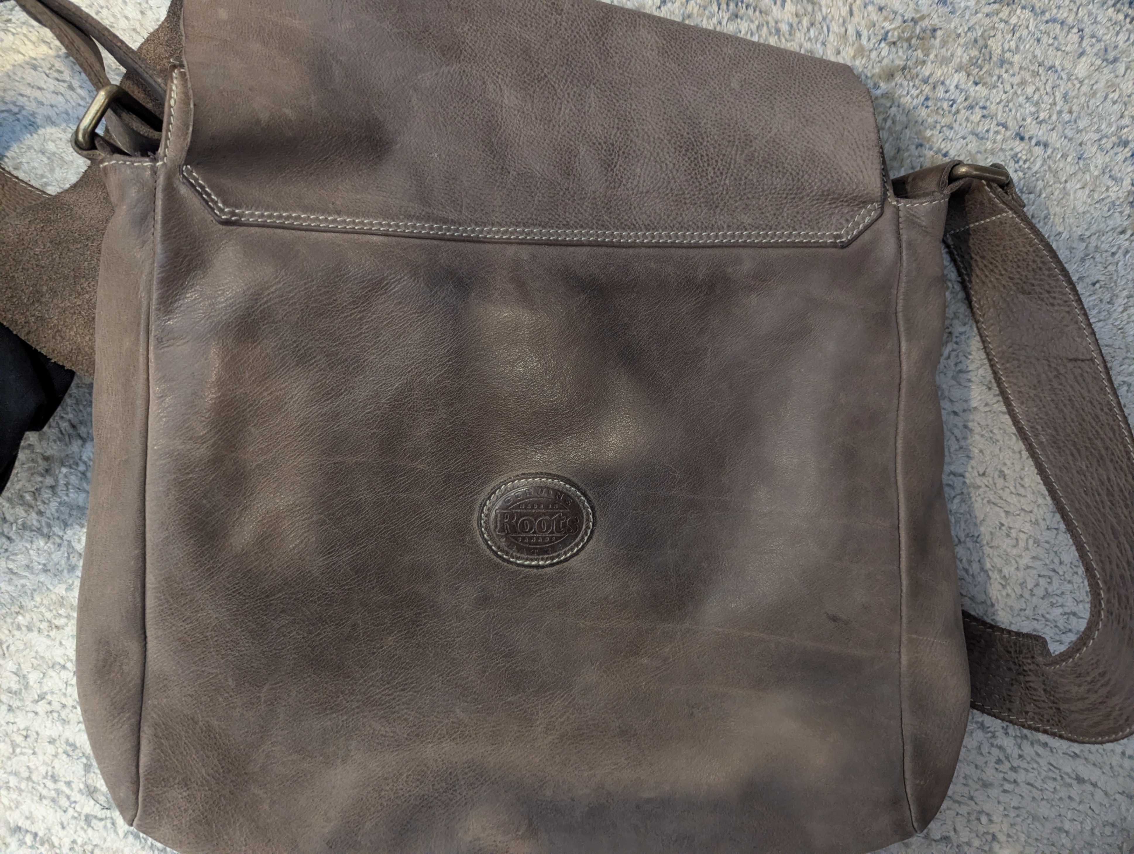 Roots Leather Crossbody - Made in Canada