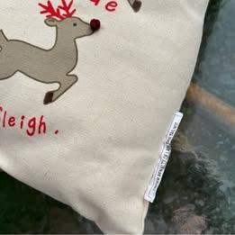 Ashland Decorative Throw Pillow Santa Reindeer 3D Nose - photo 5