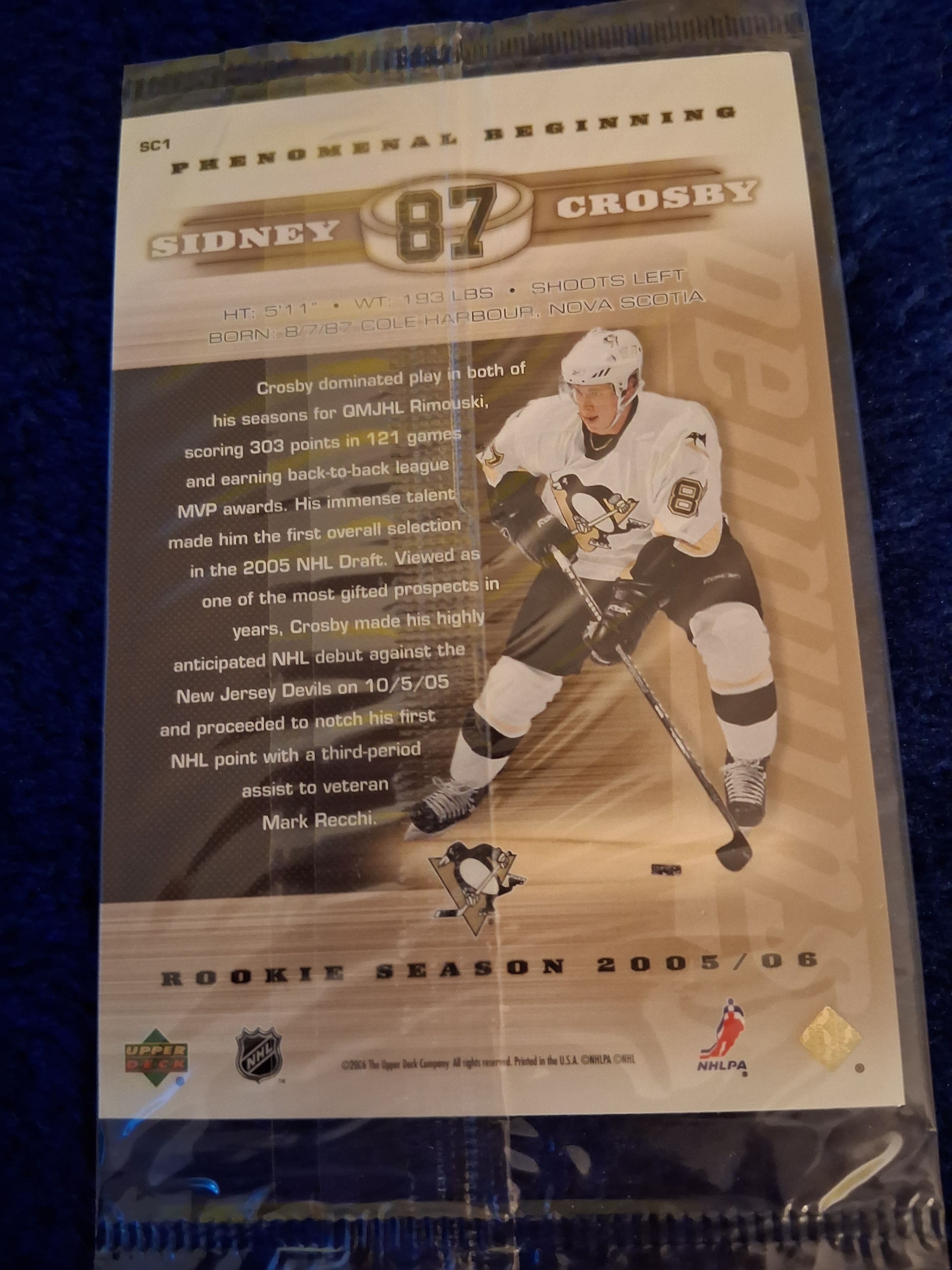 SYDNEY CROSBY HOCKEY CARD LOT - photo 4