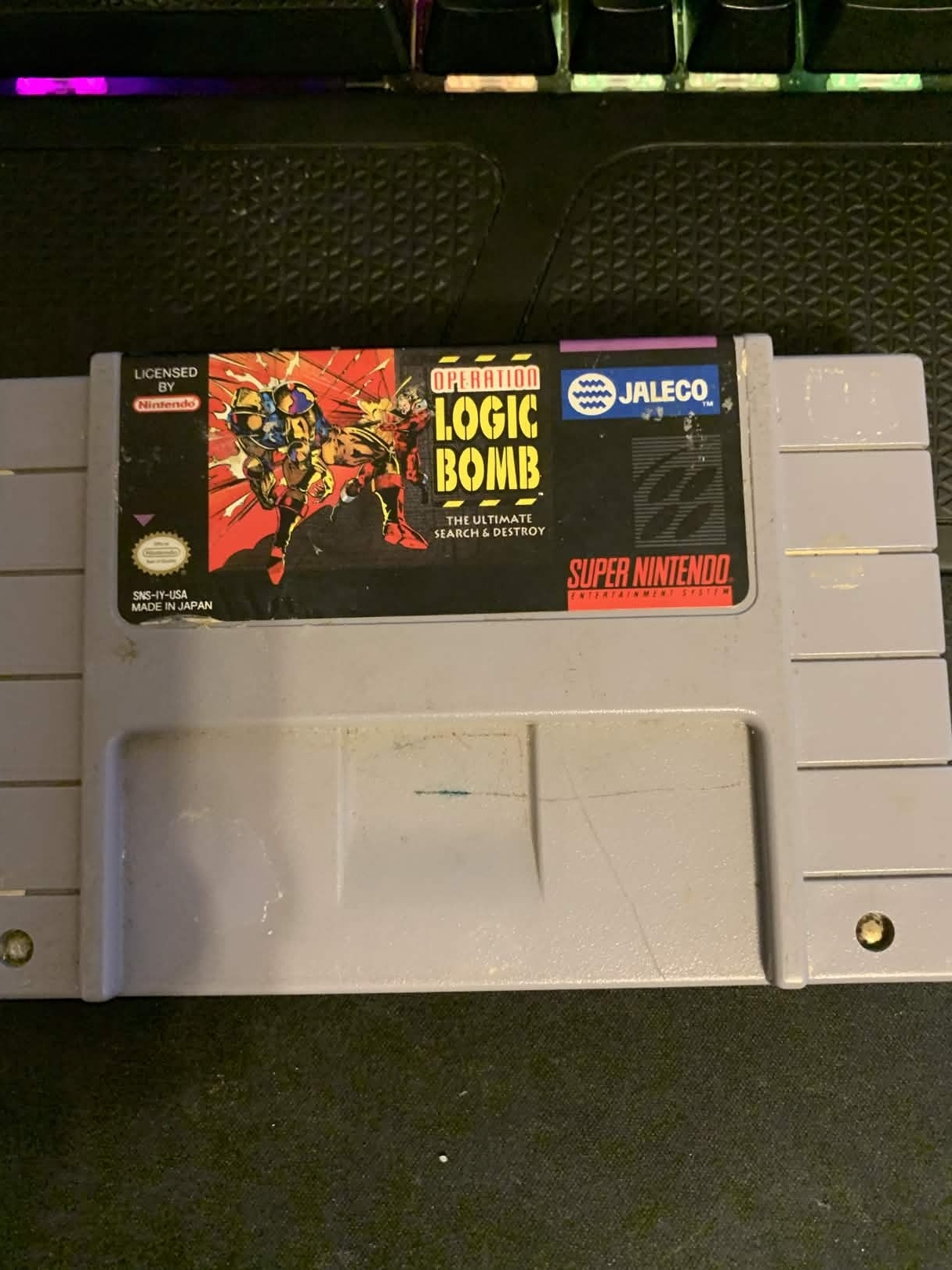 Operation Logic Bomb - Super Nintendo Game