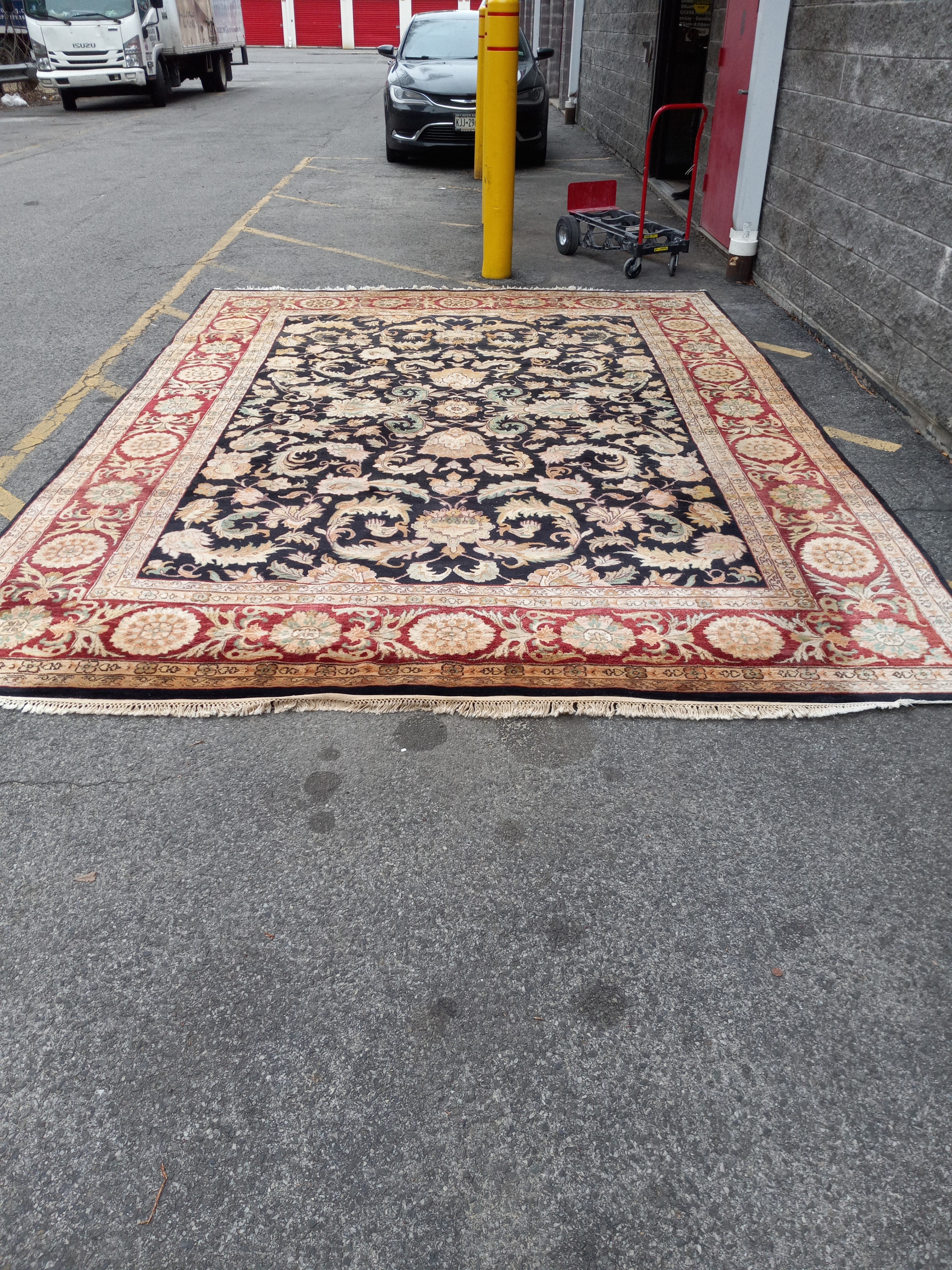 all-natural 100% wool rug