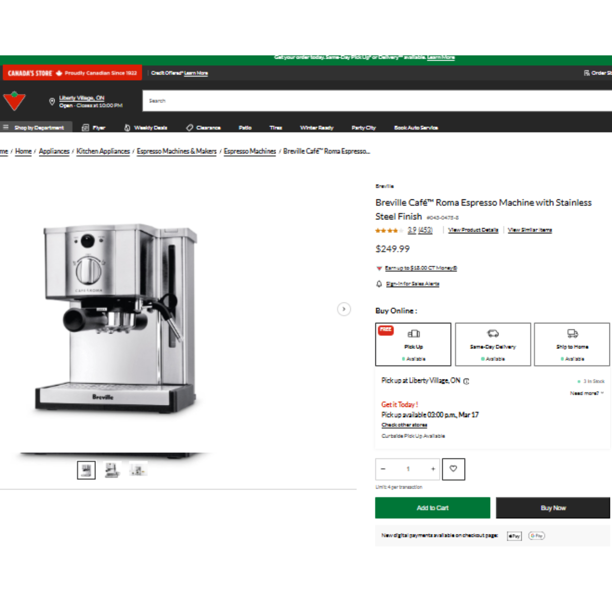 Retail Price $282-SEALED UNOPENED Breville Espresso Machine - photo 2