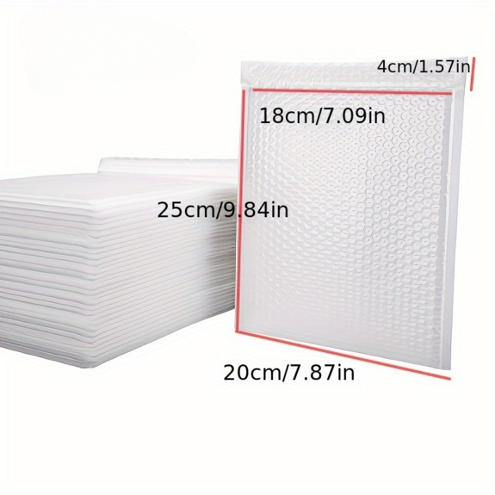 10 Bubble Mailers -7.87x9.84 inch