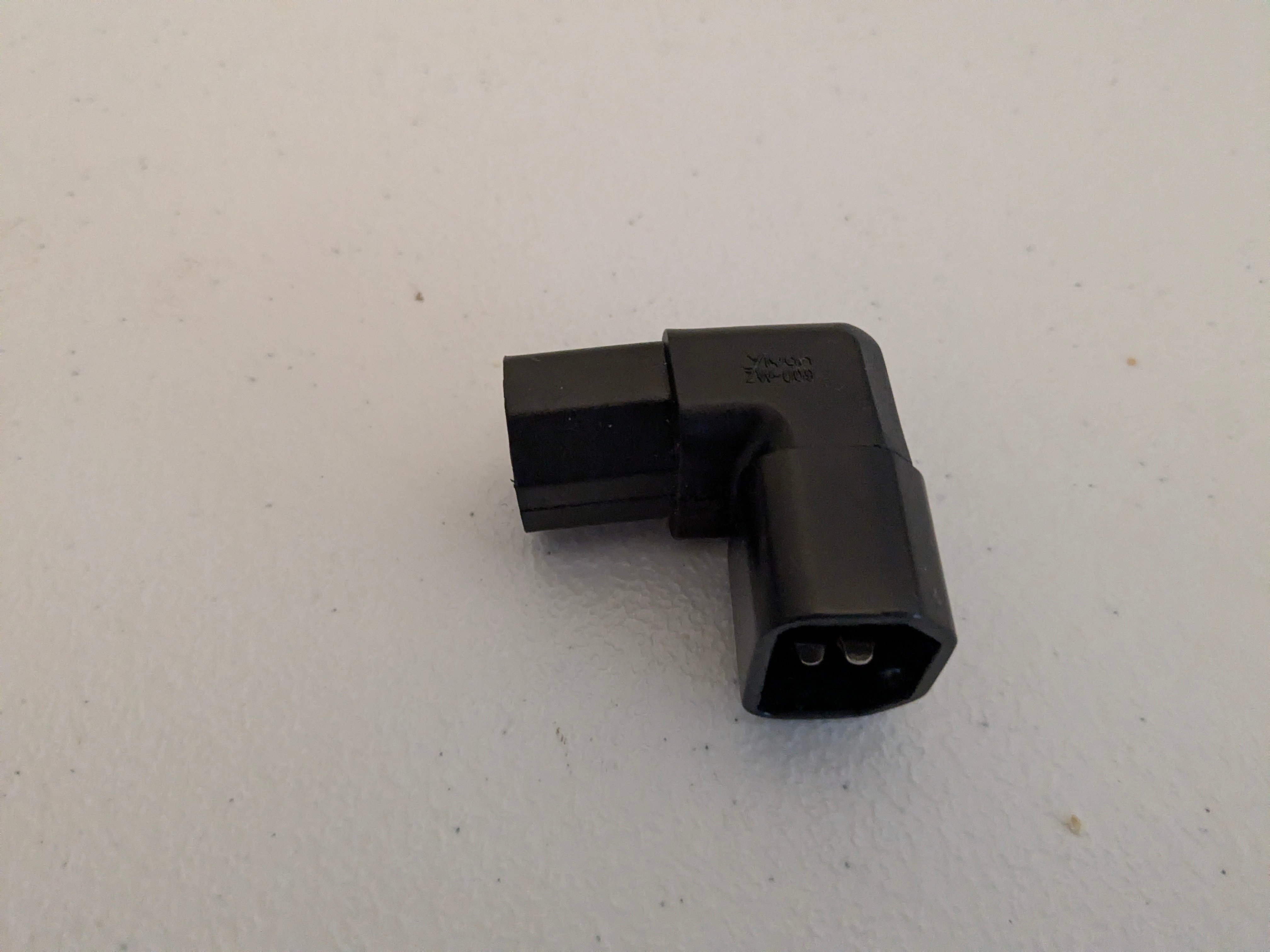 3pin Male to Female extend 90 Degree adapter - photo 3
