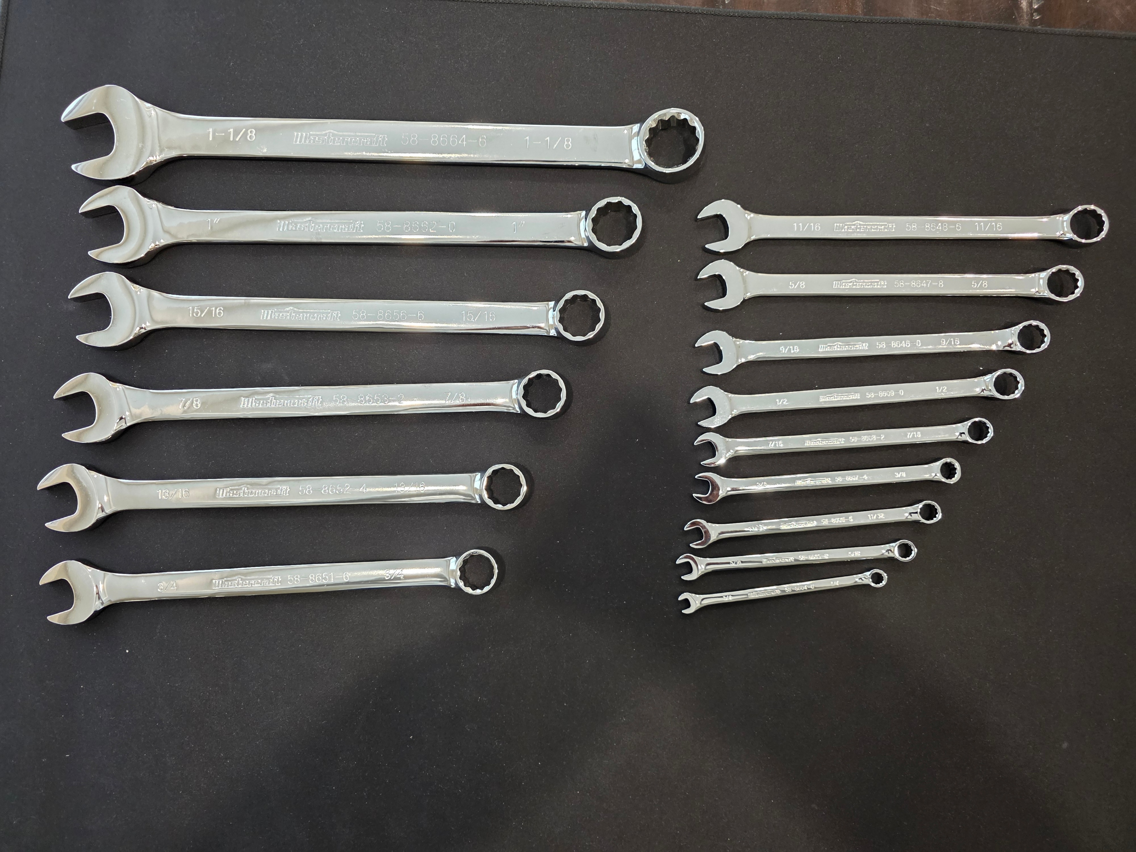 30‐Pc SAE & Metric Wrench Set – New Open Box