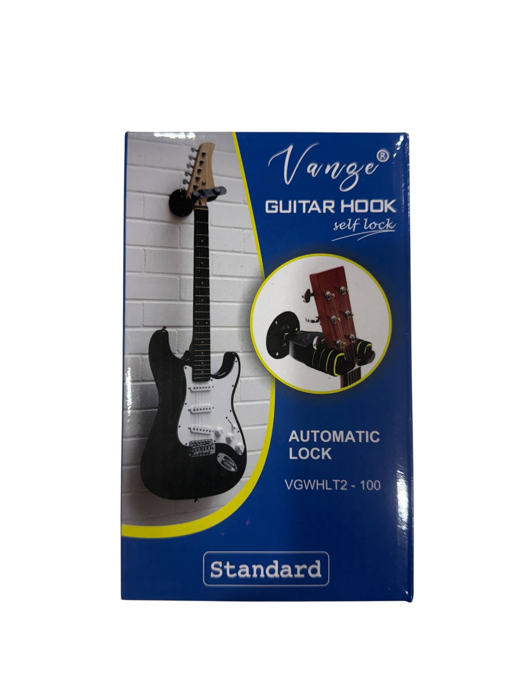 Guitar Wall Mount, Auto Lock Walnut Guitar Wall Hangers - photo 3