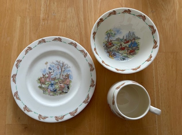 Royal Doulton Bunnykins Dishes set: 3-Piece