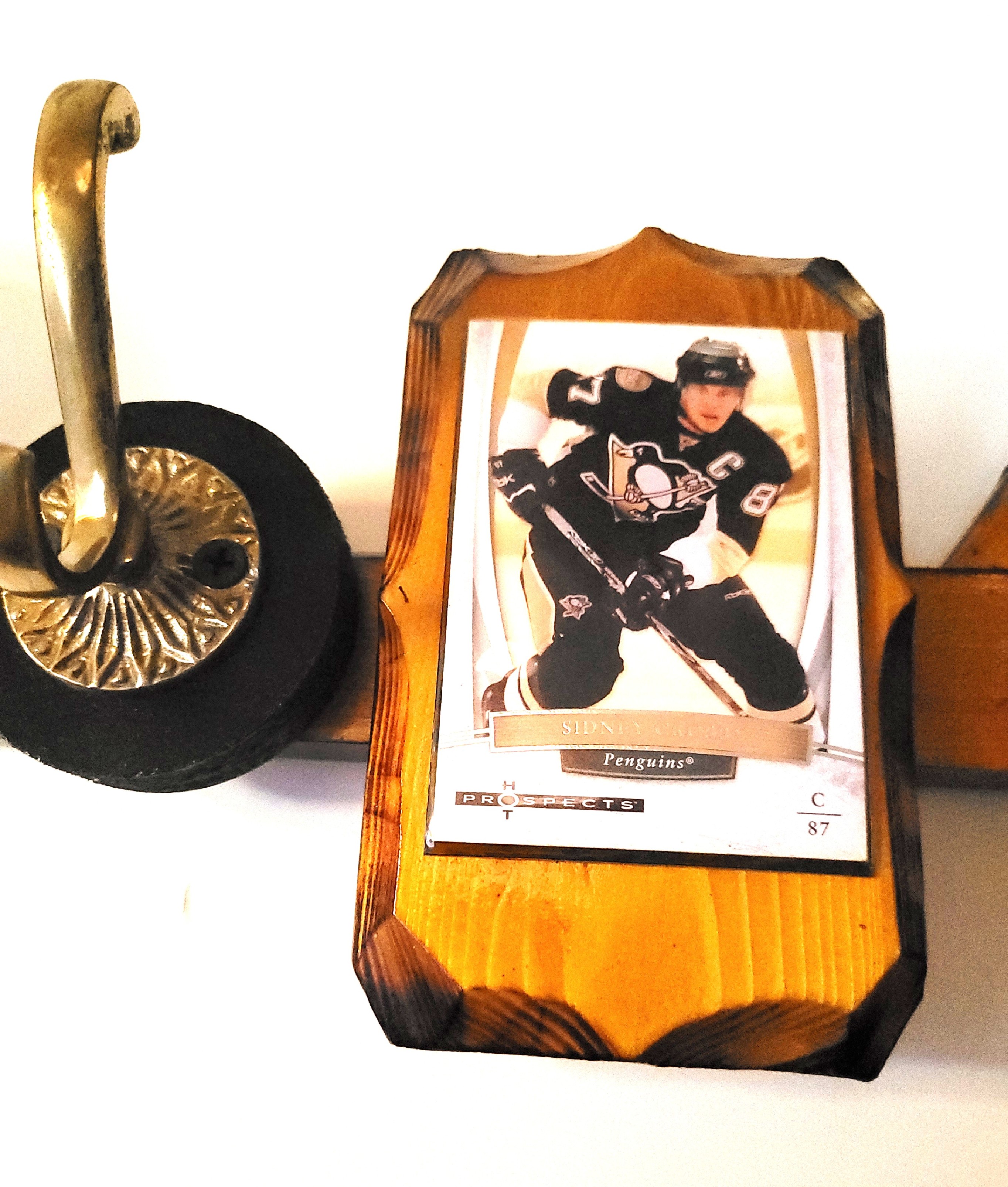 2007-08 Sidney Crosby Pittsburgh Penguins Hockey Stick Rack - photo 5