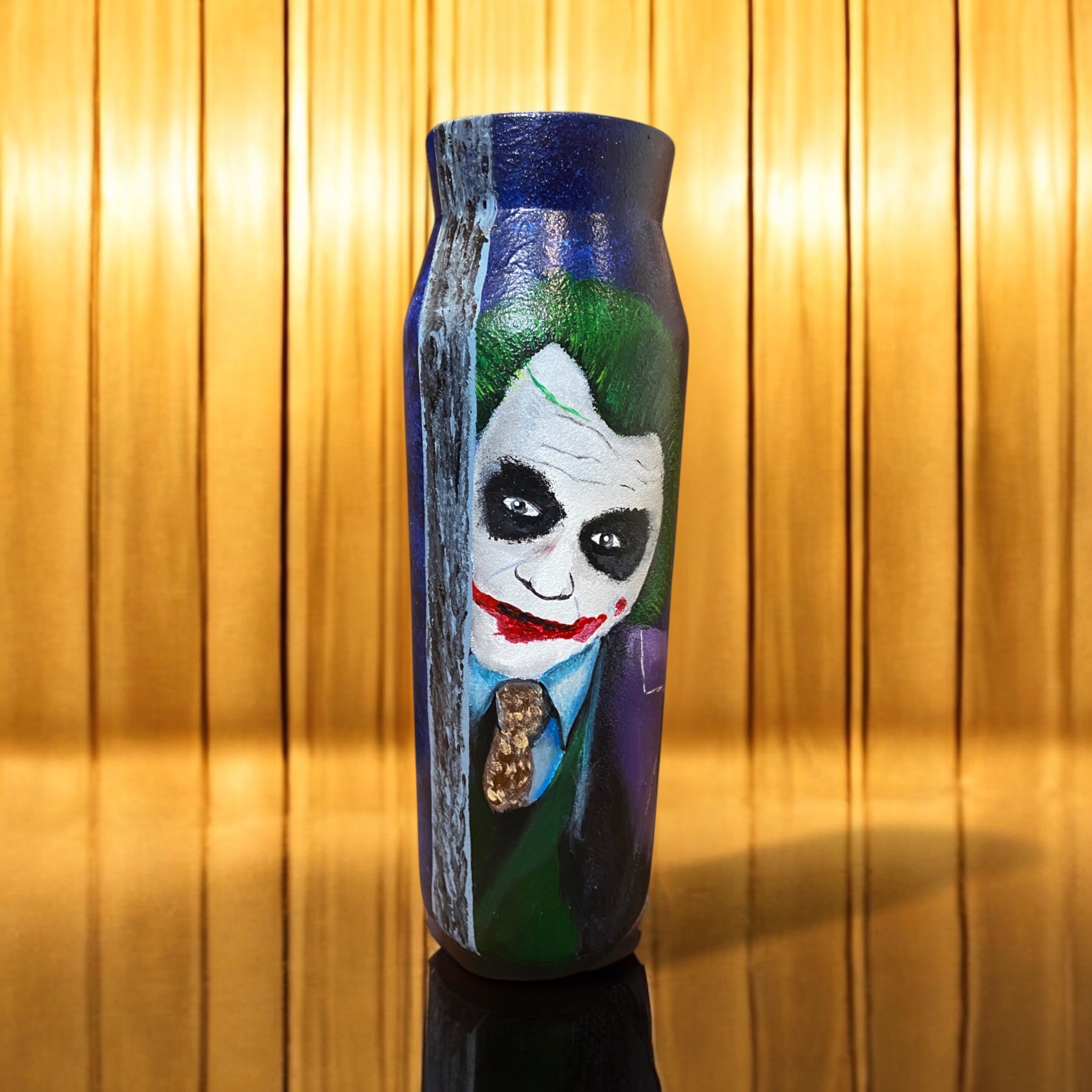 Hand-Painted Joker Vase - Why So Serious? - photo 2