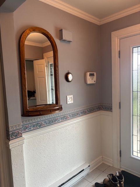 Ethan Allen Solid Oak Hall Mirror +Shelf – Entryway Wall Mirror - photo 5