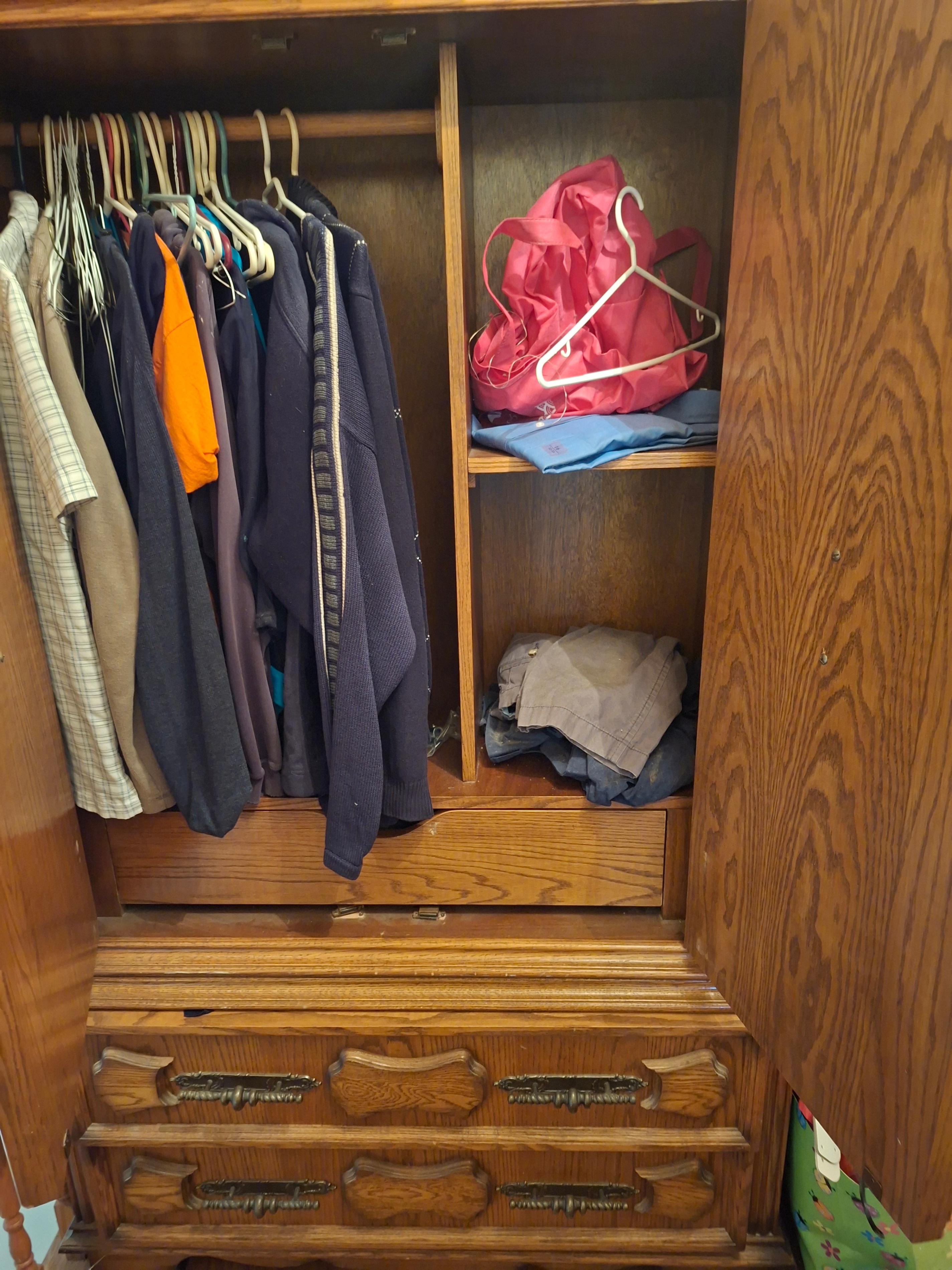 Solid oak Armoire - photo 2