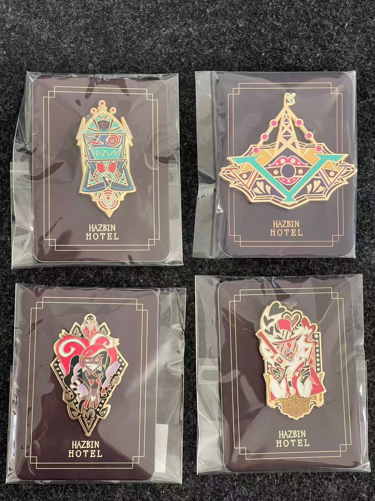 Hazbin Hotel Enamel Pin Set Brand New Collectible Pins