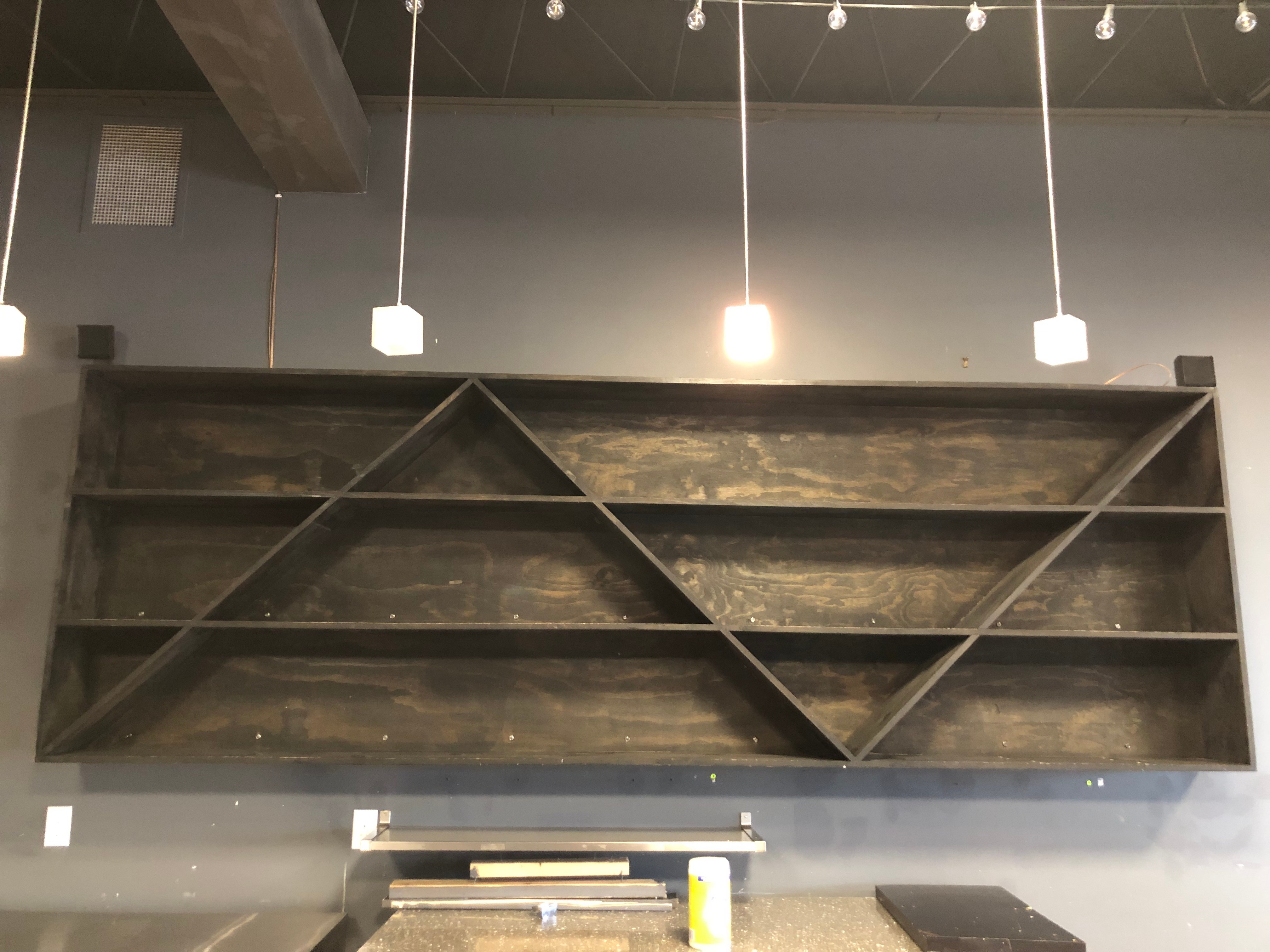 Display Wall Shelf Unit