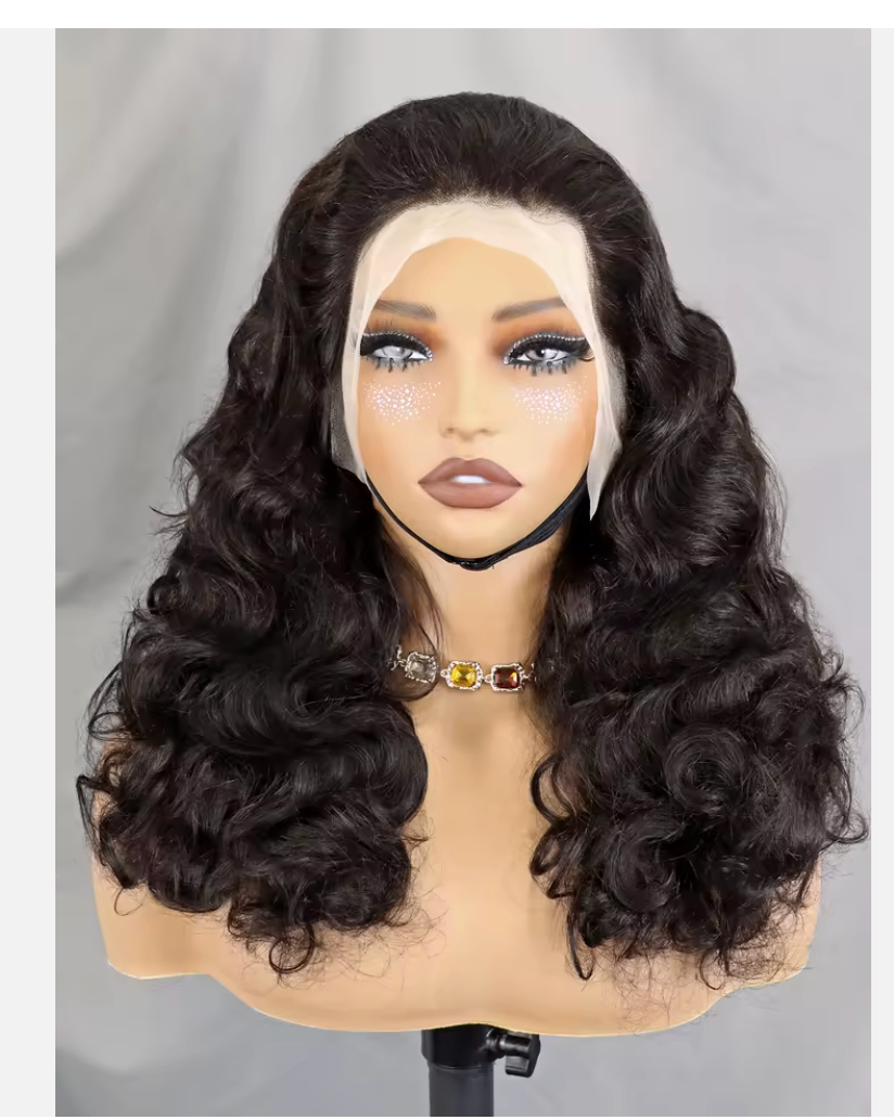 Curly Long Dark Brown Hair Piece Wig still with tags never worn - photo 3