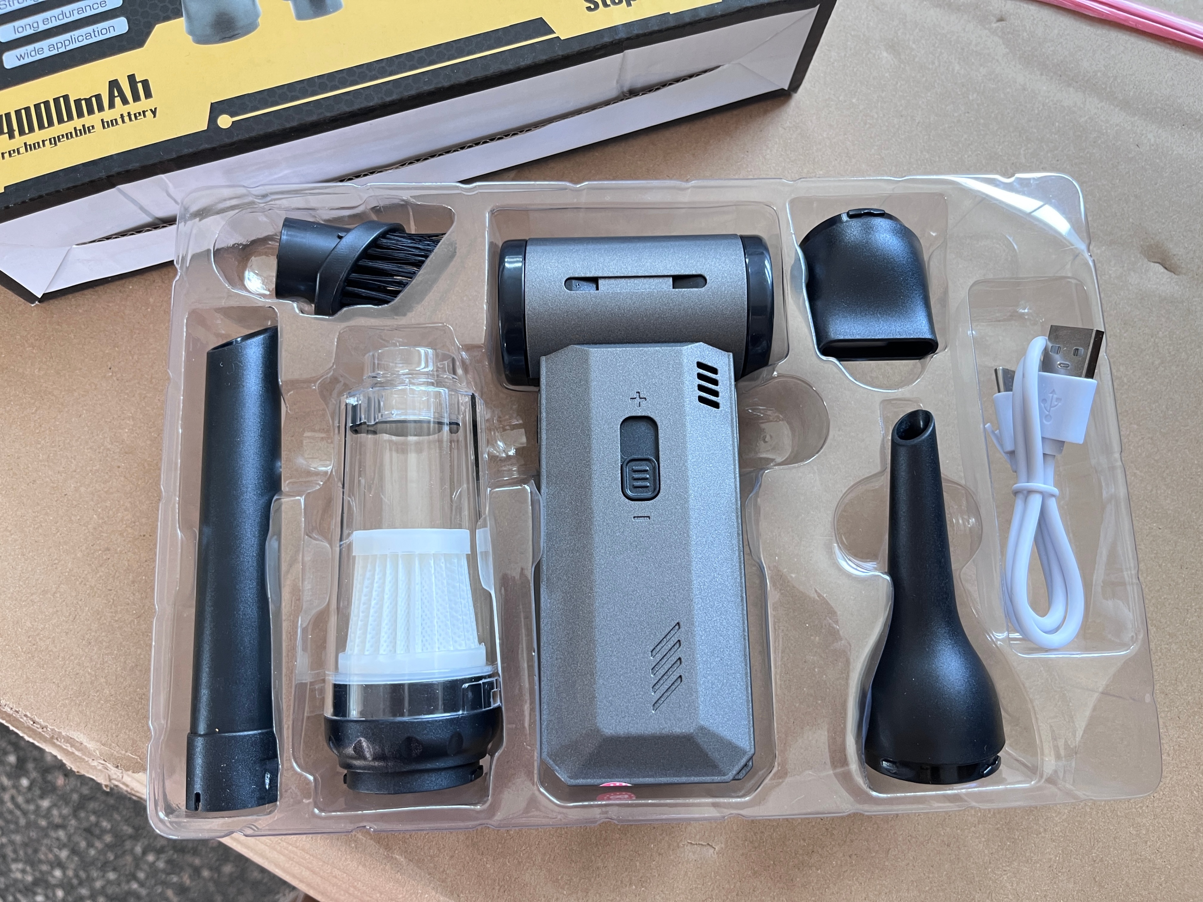 High-Power Cordless Jet Fan & Vacuum (Blows Snow + Dust)