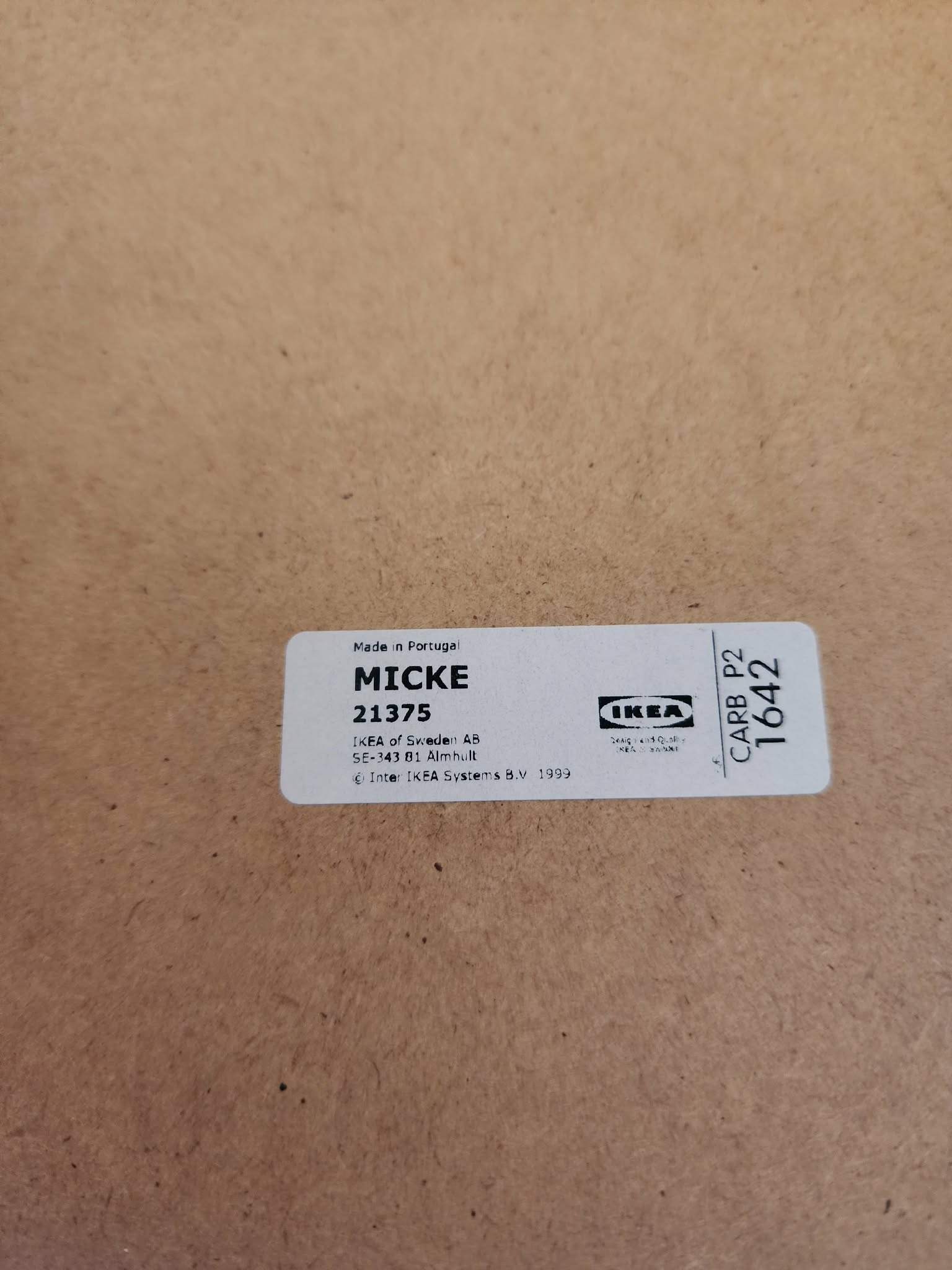 Ikea Desk Shelf/Maget White Board (MICKE) - Disassembled/Wrapped - photo 5