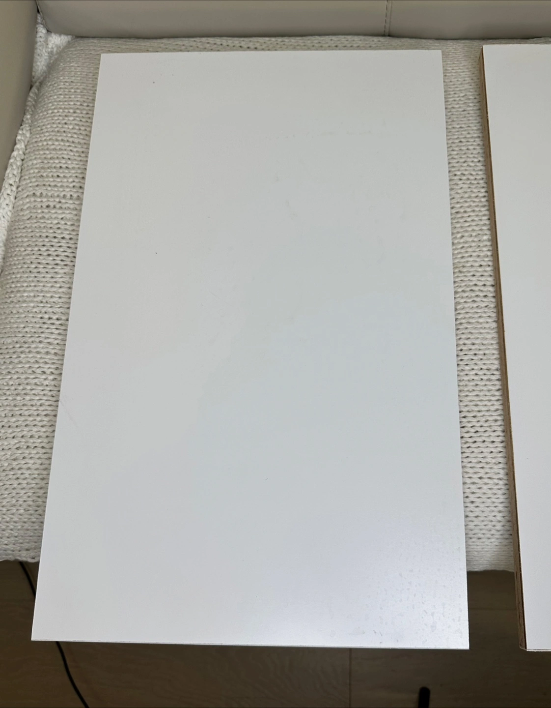 🥕 White Precut Shelves 13-1/2 W x 22-3/16 D inch - photo 2