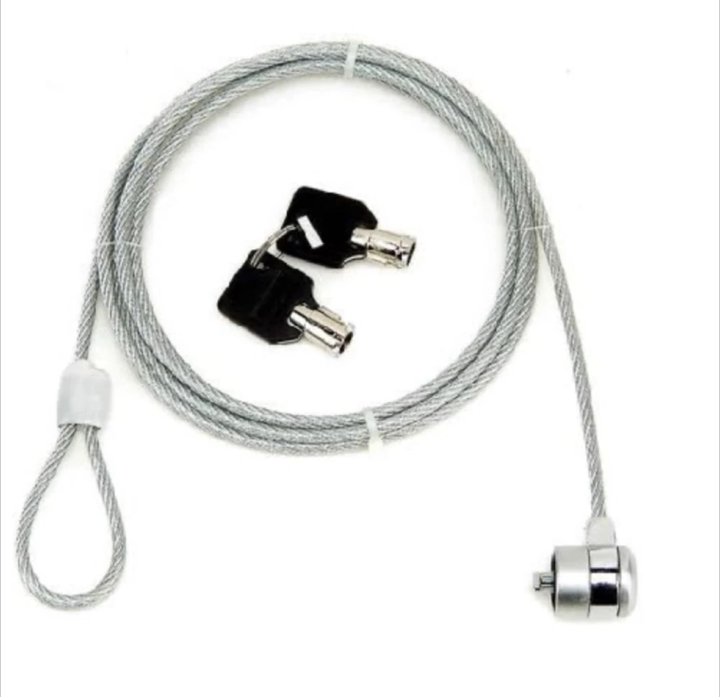 🥕 Sendt (0695) 6ft. Laptop Security Lock And Cable with 2 Keys - photo 2