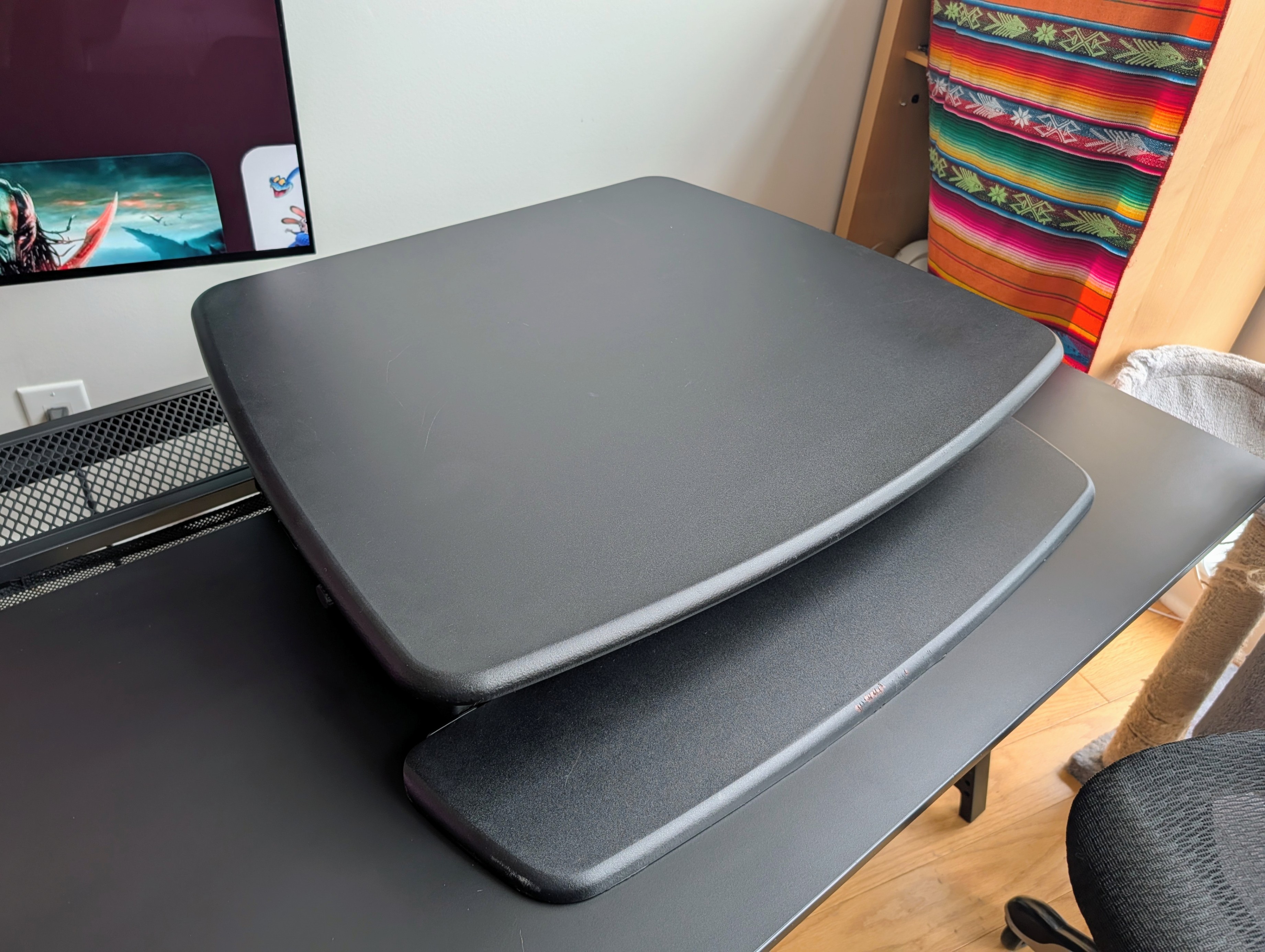 Varidesk standing desk converter monitor / keyboard platform - photo 2