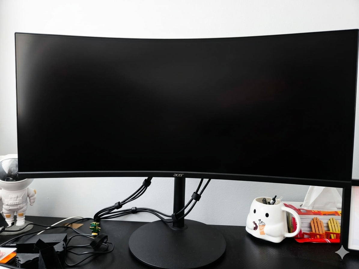 Acer Nitro 34" Curved UltraWide 4K Gaming Monitor – Like New!
