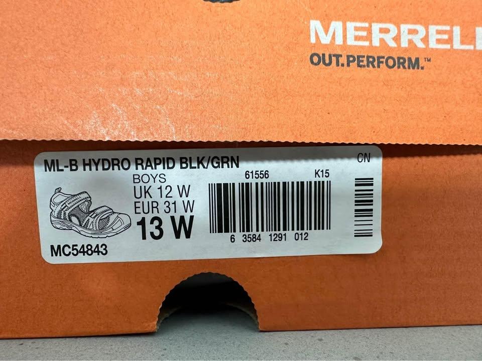 Merrell ML-B Hydro Rapid Black/Green - Boys - 13W - MC54843 - photo 3