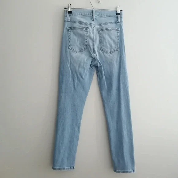Joe's Jeans High Rise Straight Ankle Jeans Light Wash - photo 4