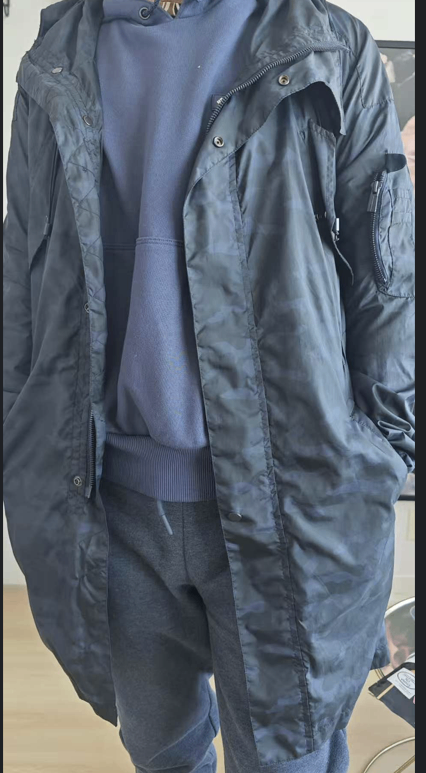Dark Camo Hooded Parka - $6 Only! - photo 2