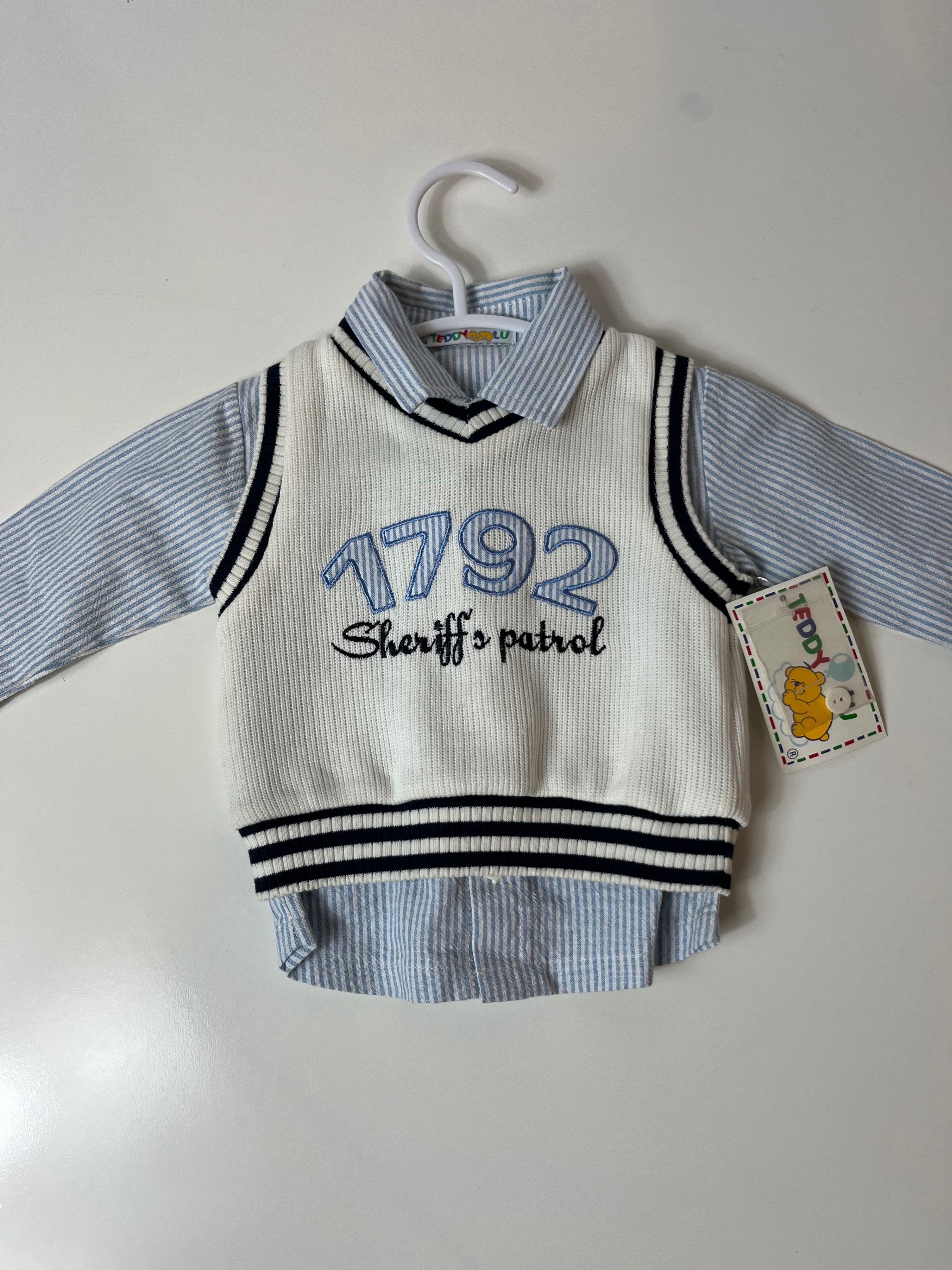 Teddy Baby Outfit - Size 6 Months