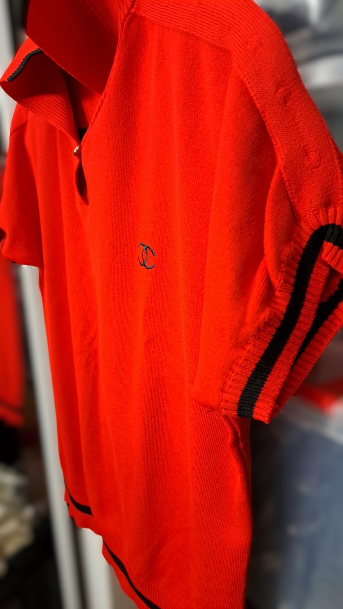 Vintage 90s Chanel Boutique Style Knit Polo Made in Korea - photo 4