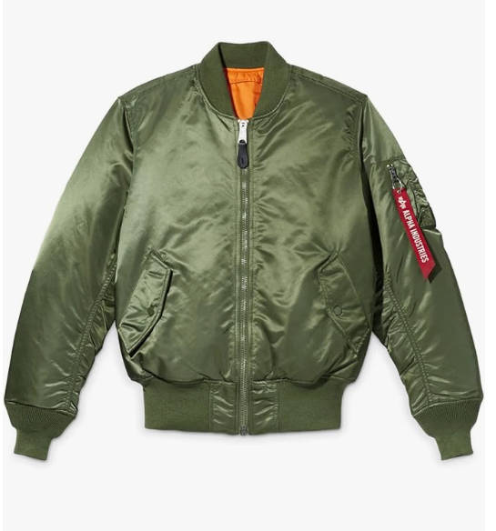 █ ✿ █ ALPHA INDUSTRIES MEN’S MA-1 BOMBER FLIGHT JACKET █ ✿ █