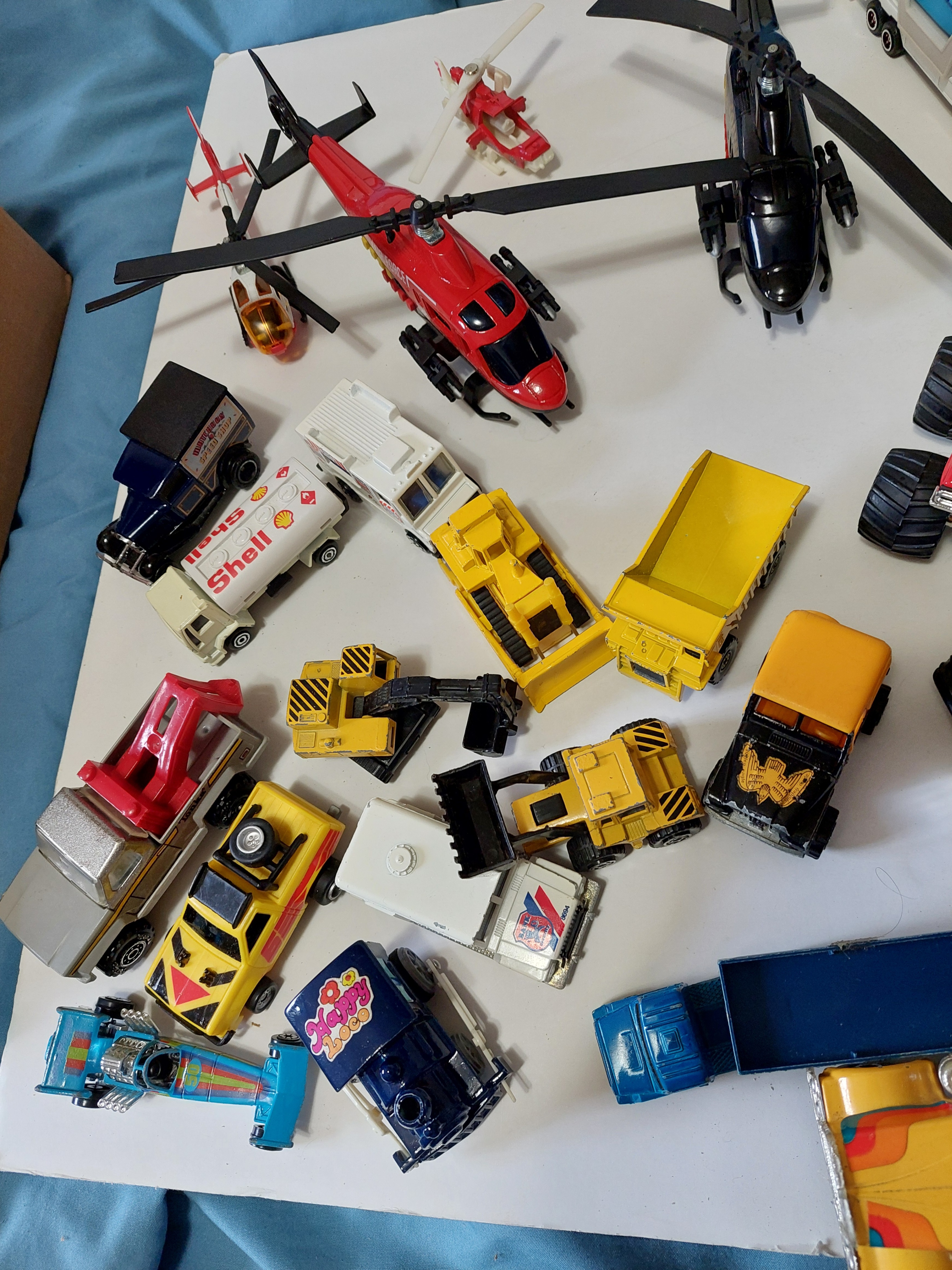 Vintage Toy Helicopter Collection