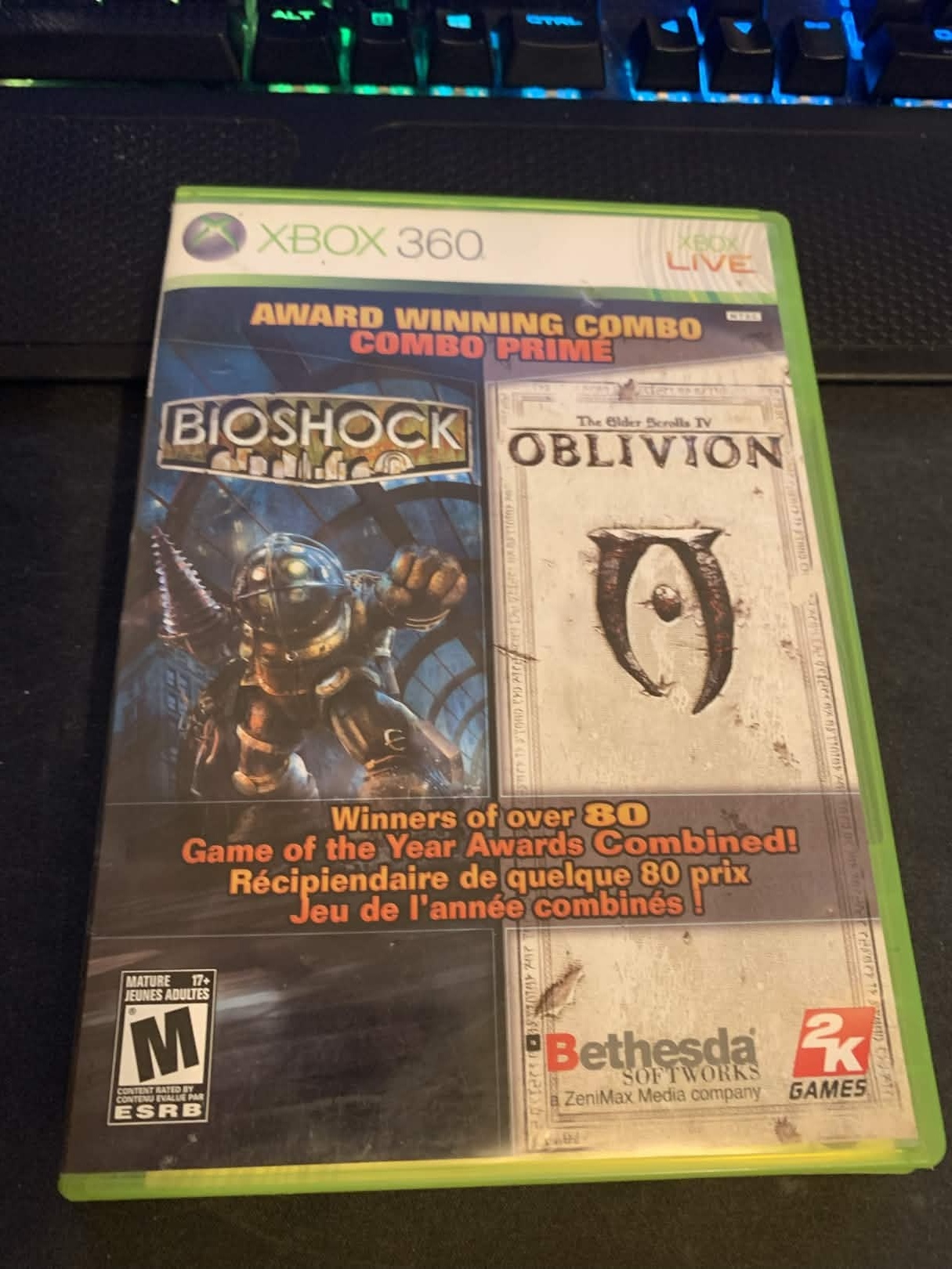 Xbox 360 Bioshock & Oblivion Combo Prime