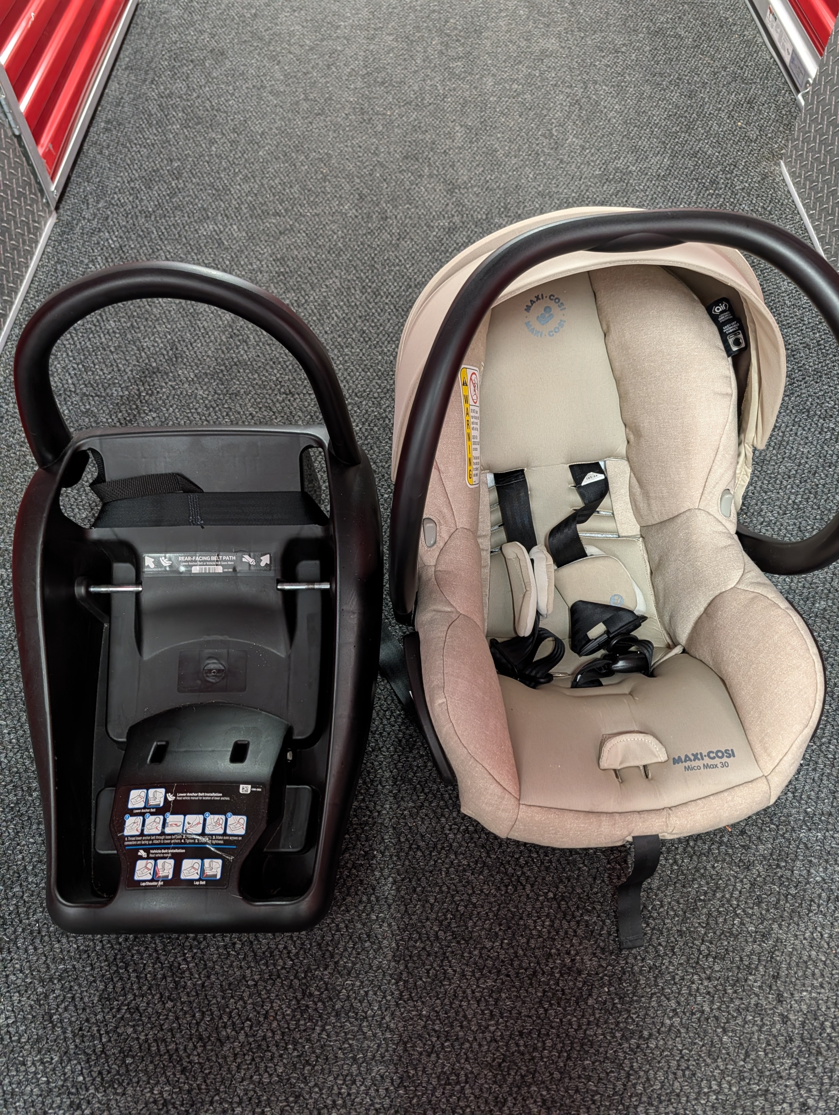 Maxi-Cosi Mico Mica 30 Baby Car Seat, retail $189, COD