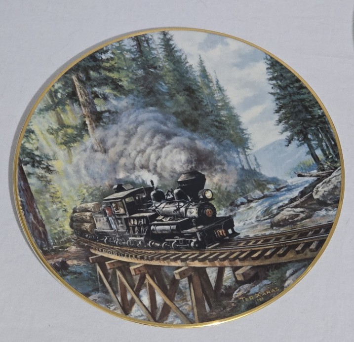 Christian Bell Porcelain Timber Country Plate