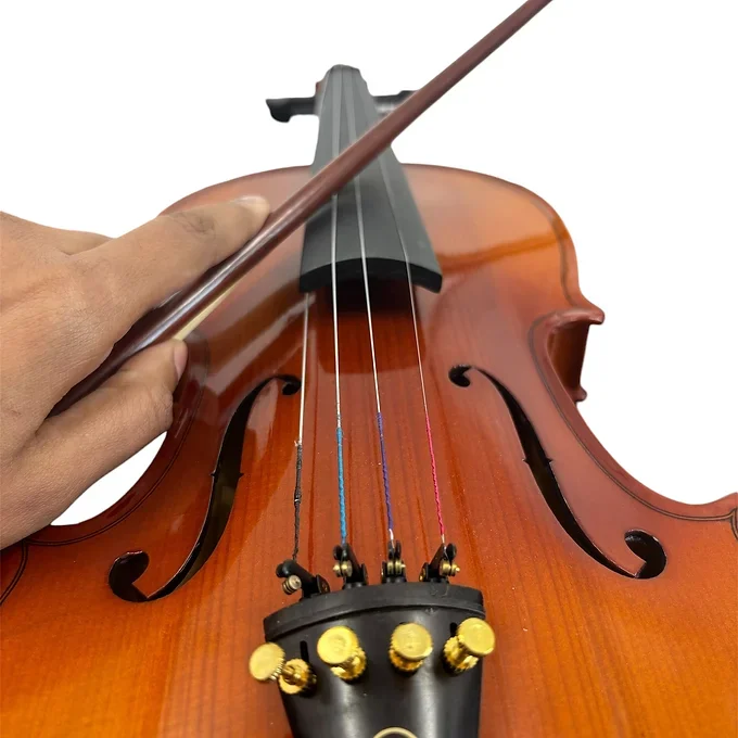 Full Size Maple Fiddle Acoustic Student Violin - photo 2