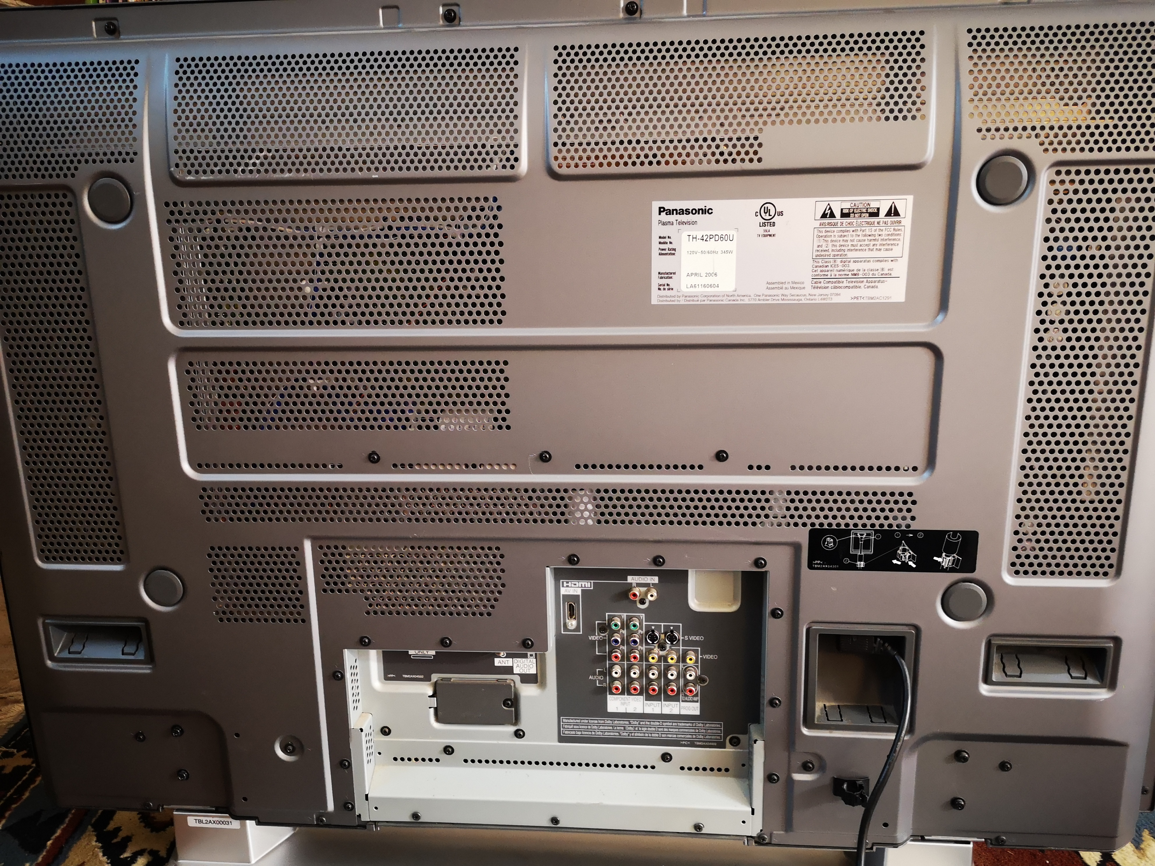 40" Panasonic Viera Plasma TV TH-42PD60U - photo 4