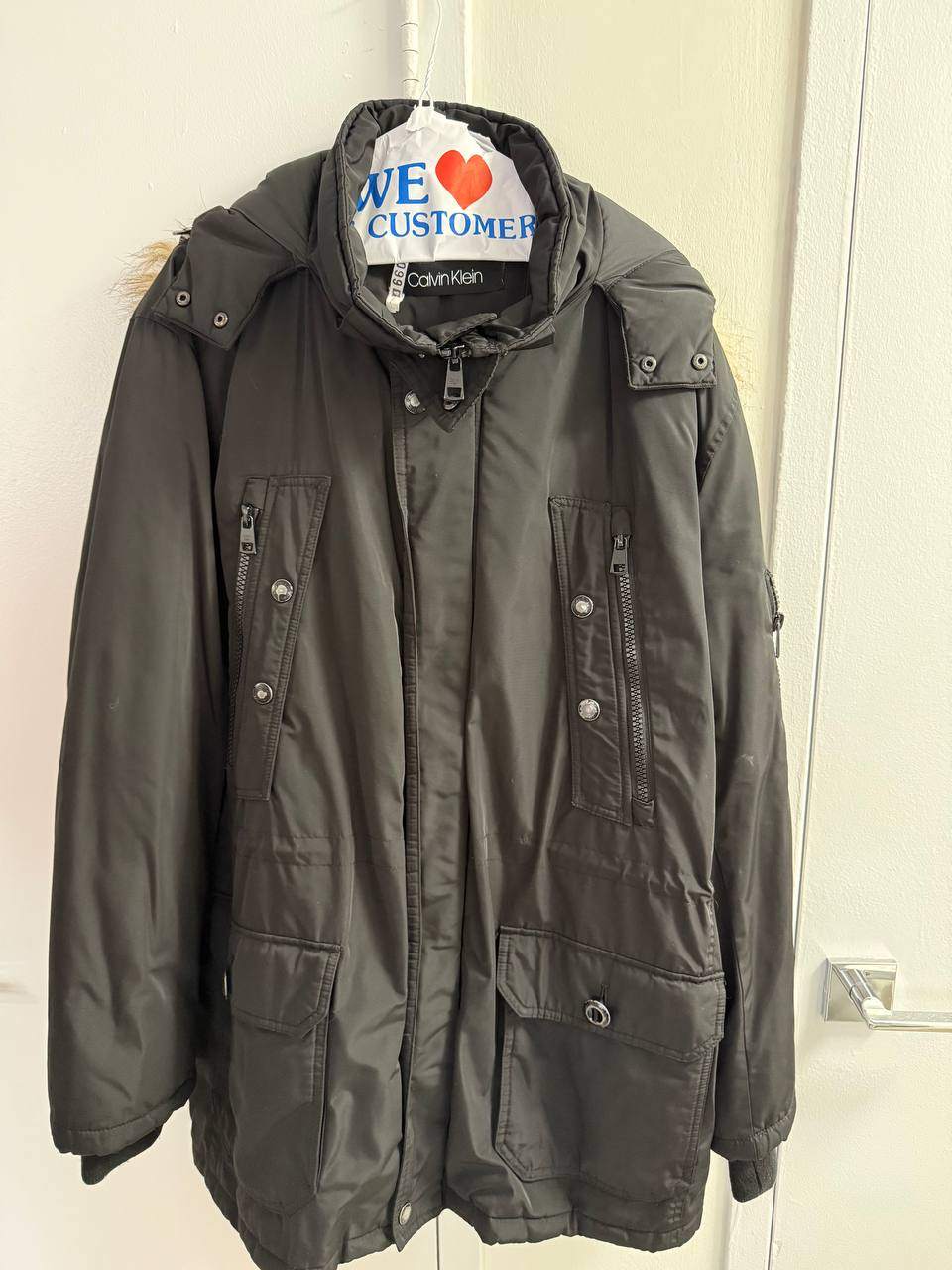 Calvin Klein Black Winter Parka