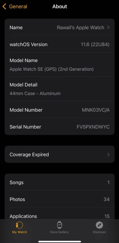 Apple Watch SE (2nd Gen) - 44mm GPS - Midnight