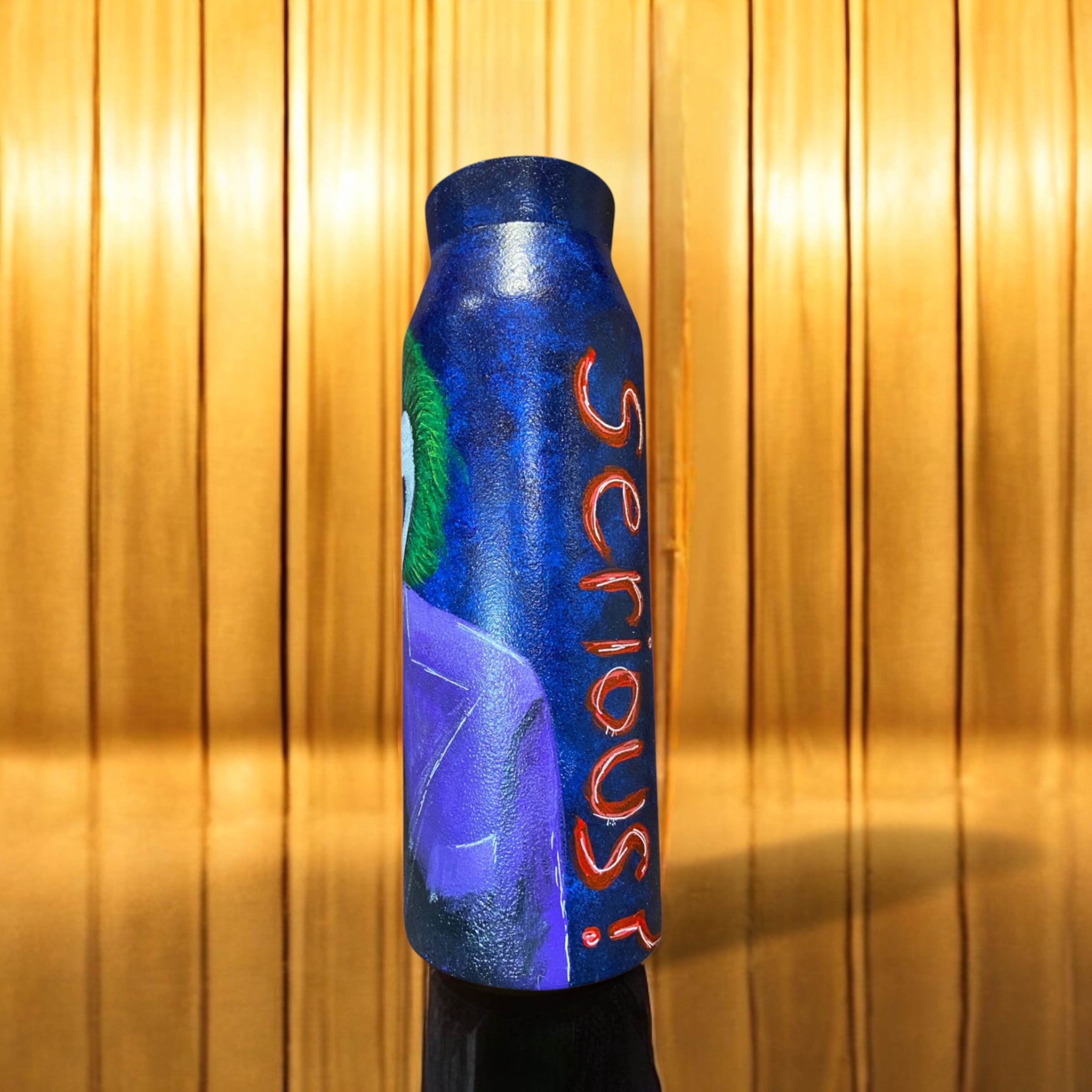 Hand-Painted Joker Vase - Why So Serious? - photo 4