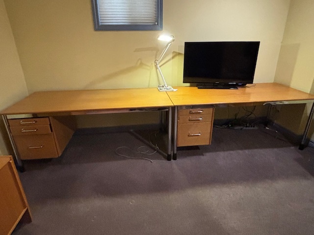 IKEA GALANT Double Desk Workstation + Drawers (Home Office Set)