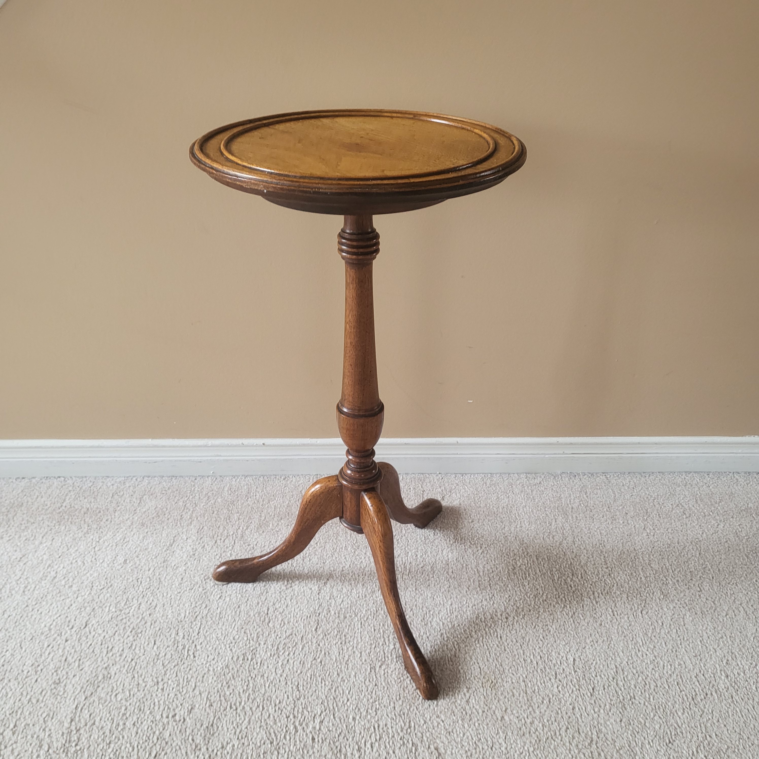 Solid Antique Wood Side Table - Great Condition - South Ajax