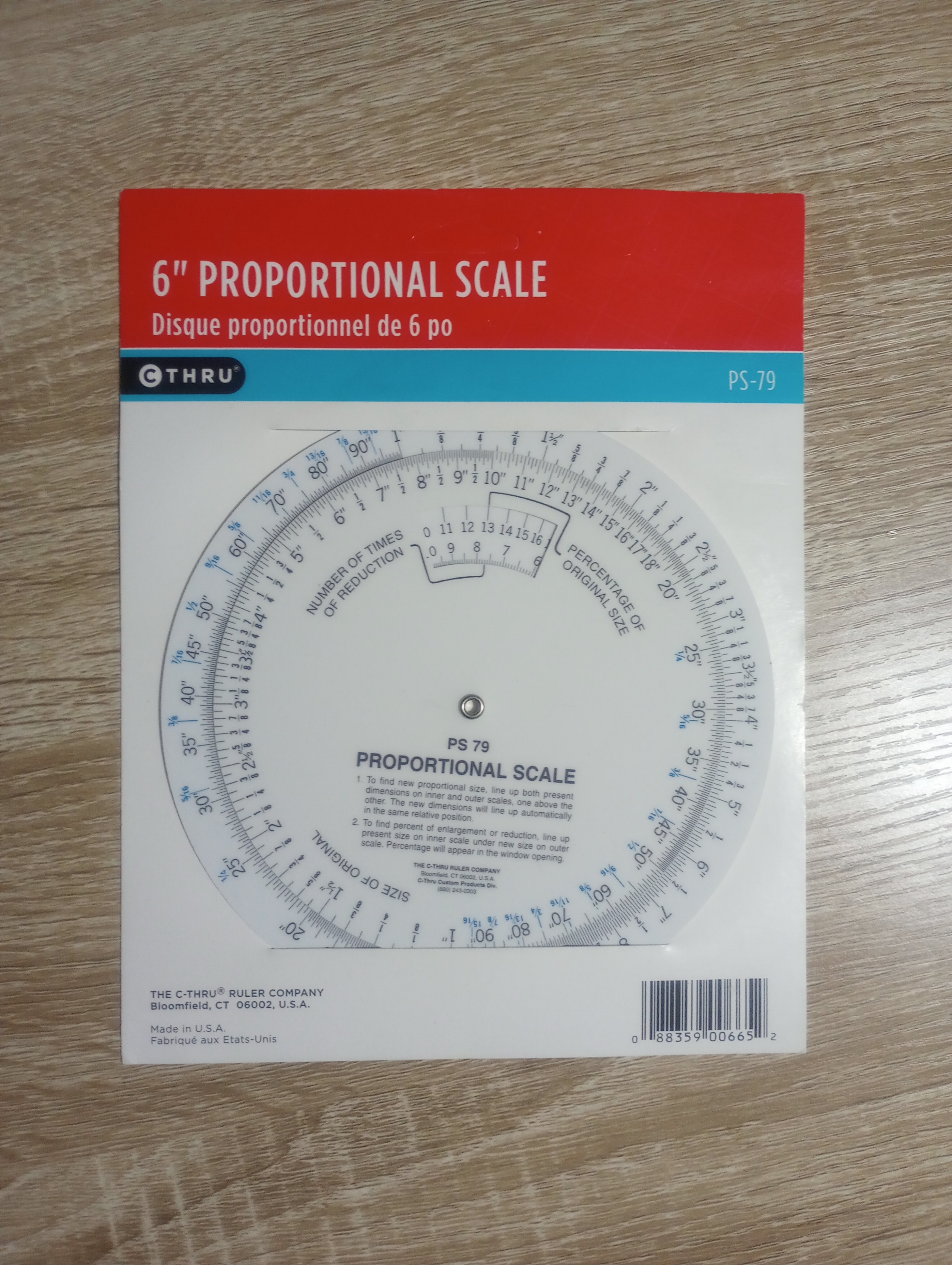 6 Inch Proportional Scale