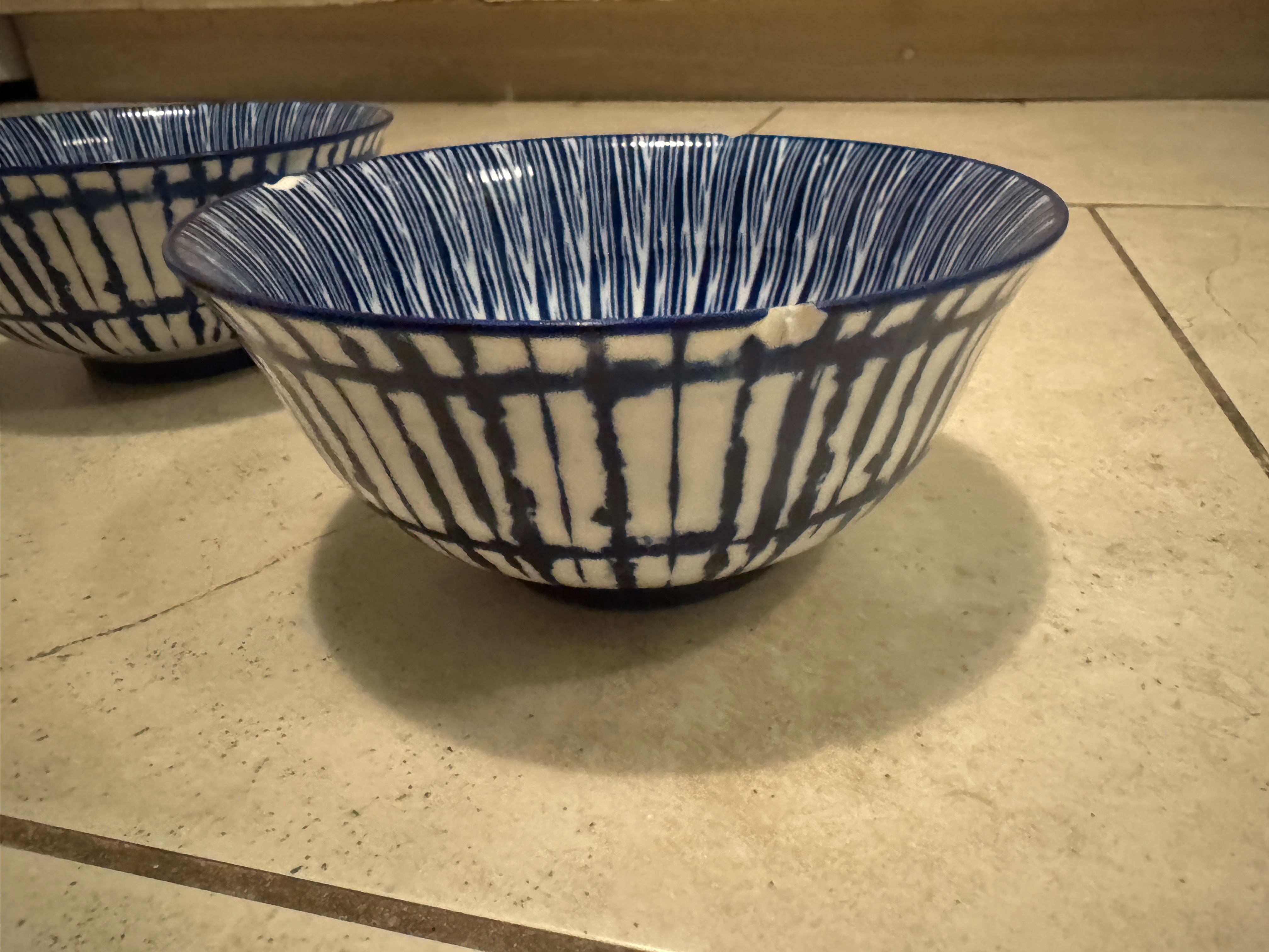 Ollie & Olivia Bowls - Blue & White - photo 2