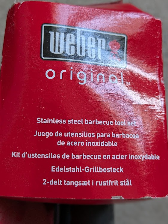 Weber Precision Grill Tongs & Spatula Set, for BBQing, Stainless - photo 4