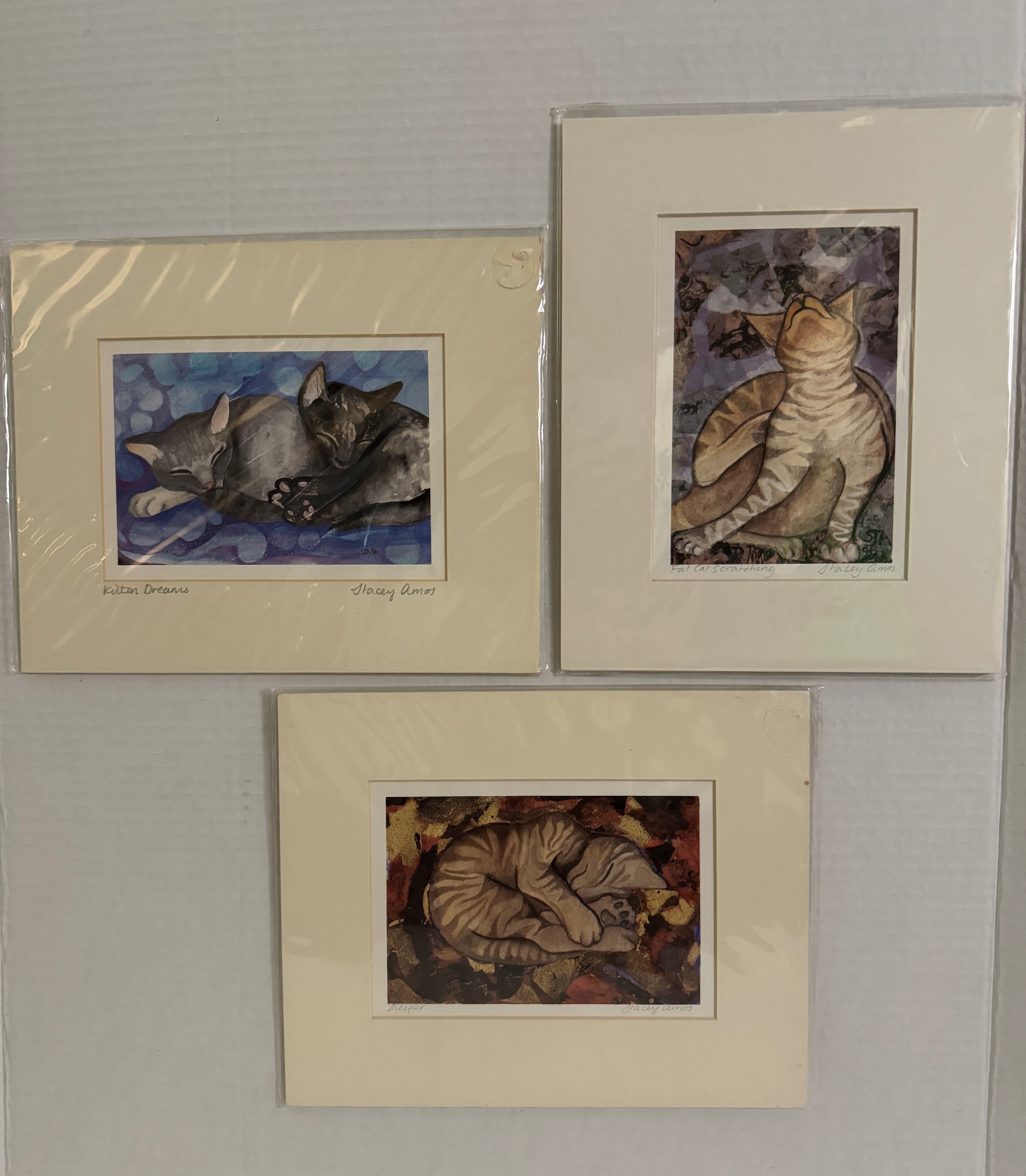 Cat Art Prints (3); novelty collectibles - photo 5
