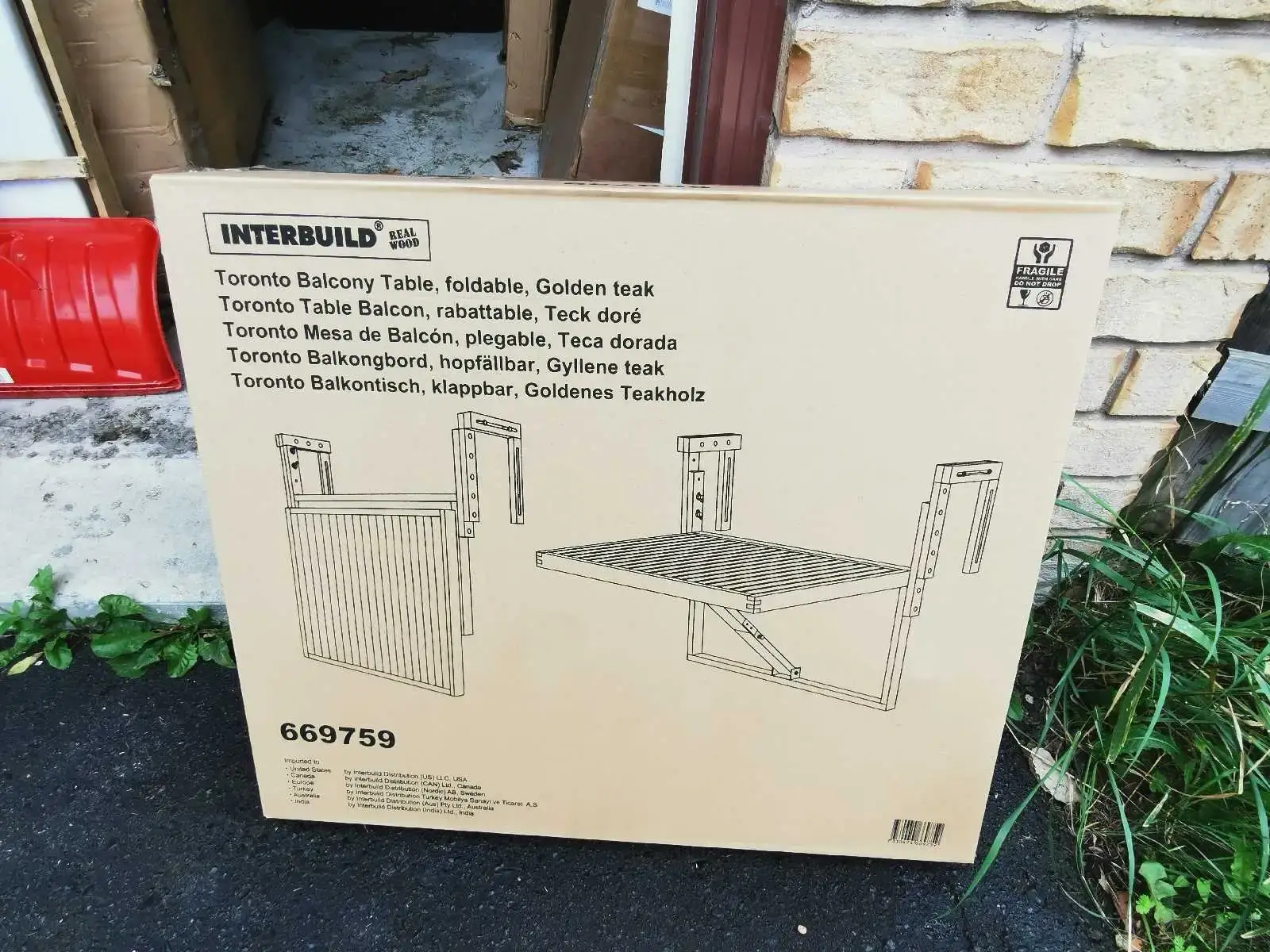 Interbuild Balcony Table - photo 4