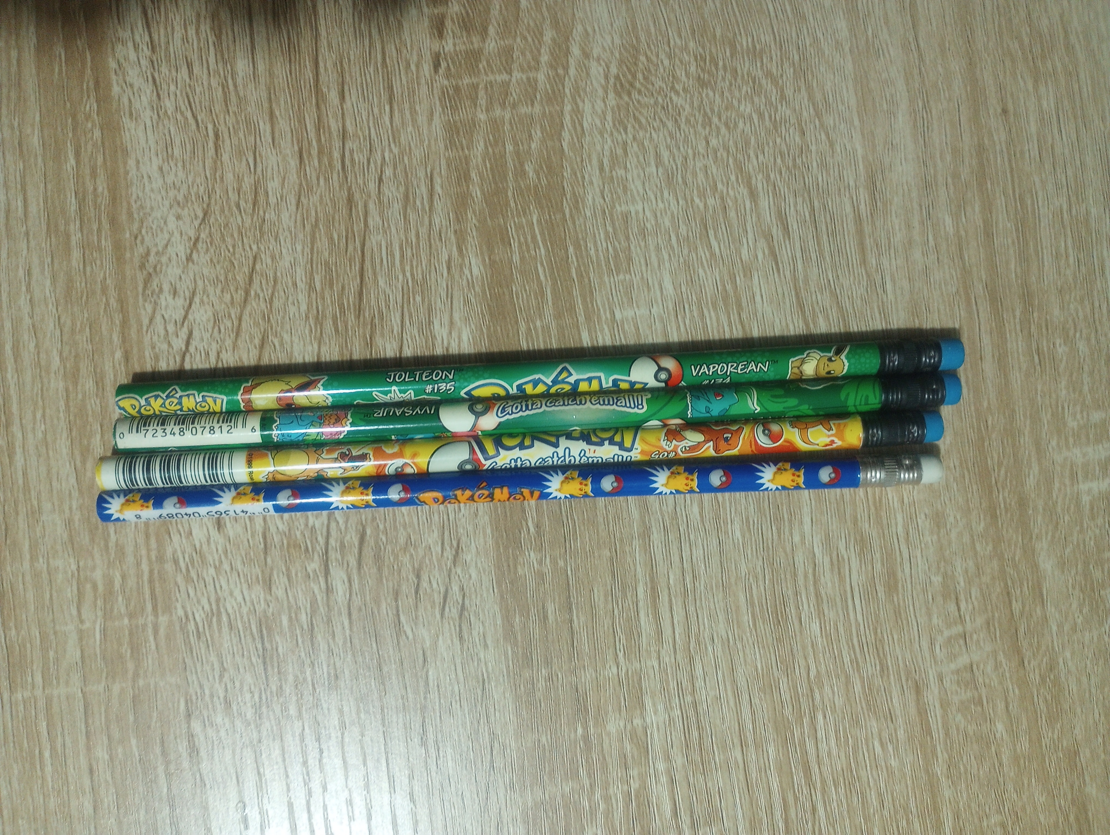 Pokemon Pencils