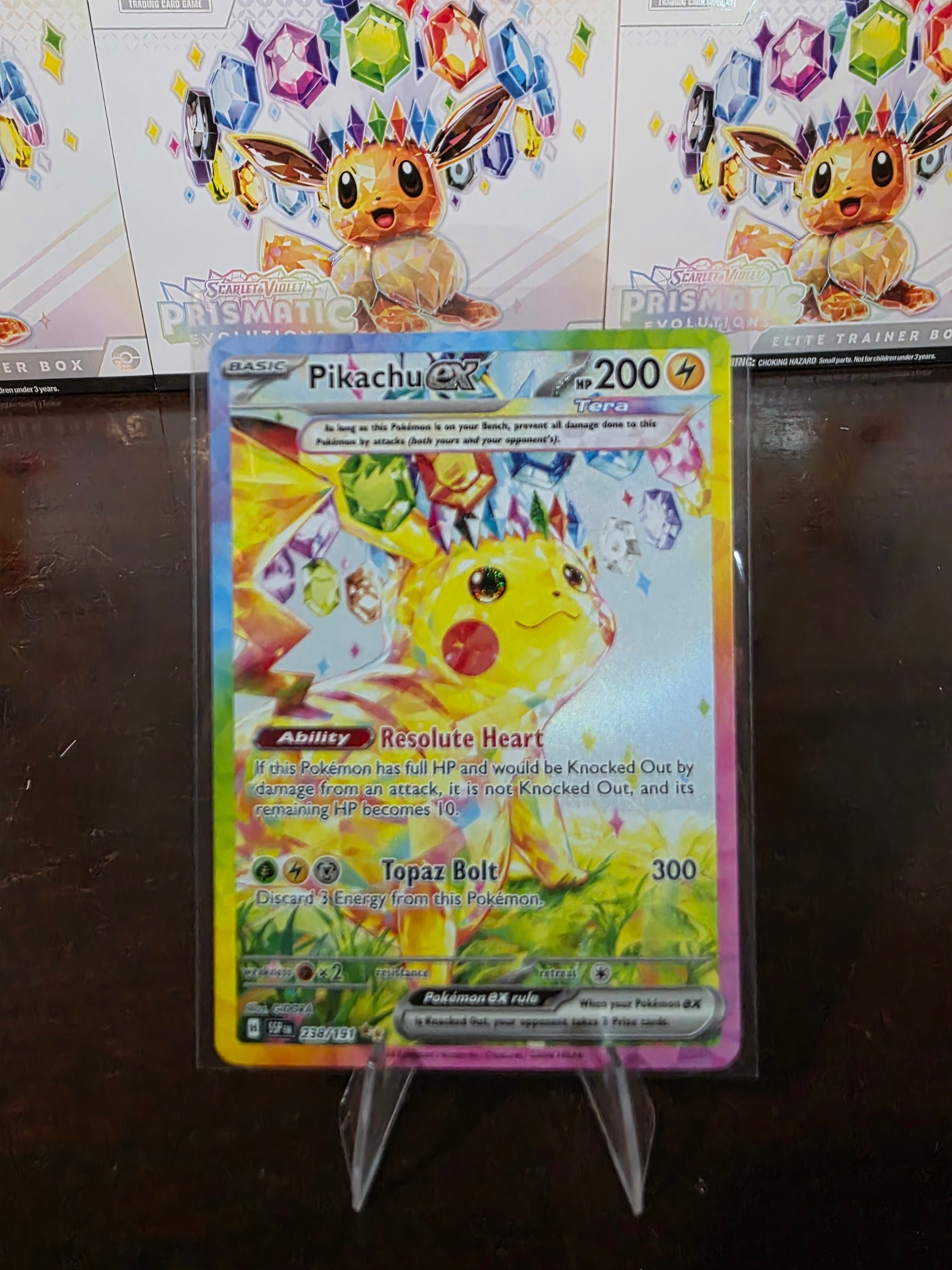 Pikachu ex #238 – NM Condition
