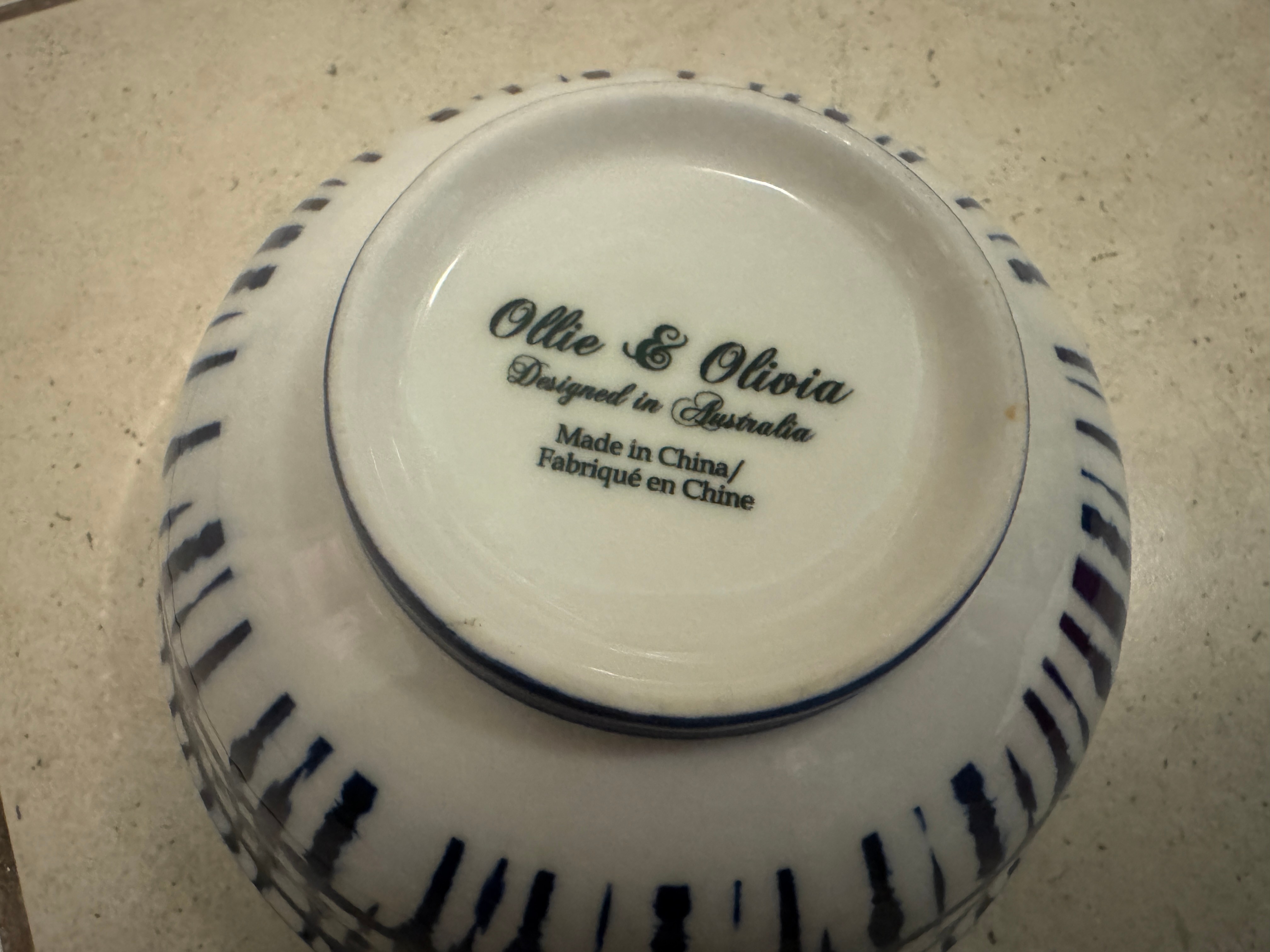 Ollie & Olivia Bowls - Blue & White - photo 5